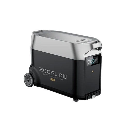 EcoFlow DELTA Pro Smart Extra Battery - 3000Wh Portable Power Station for Home Backup, Camping & Outdoor Adventures | Expandable Solar Generator for Emergency Power & Off-Grid Living