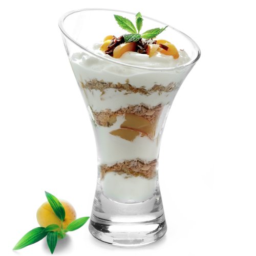 Jazzed Sundae Glasses 14.4oz (410ml) - Set of 6 | Premium Dessert Bowls for Ice Cream, Parfaits & Knickerbocker Glory - Perfect for Parties, Restaurants & Home Entertaining
