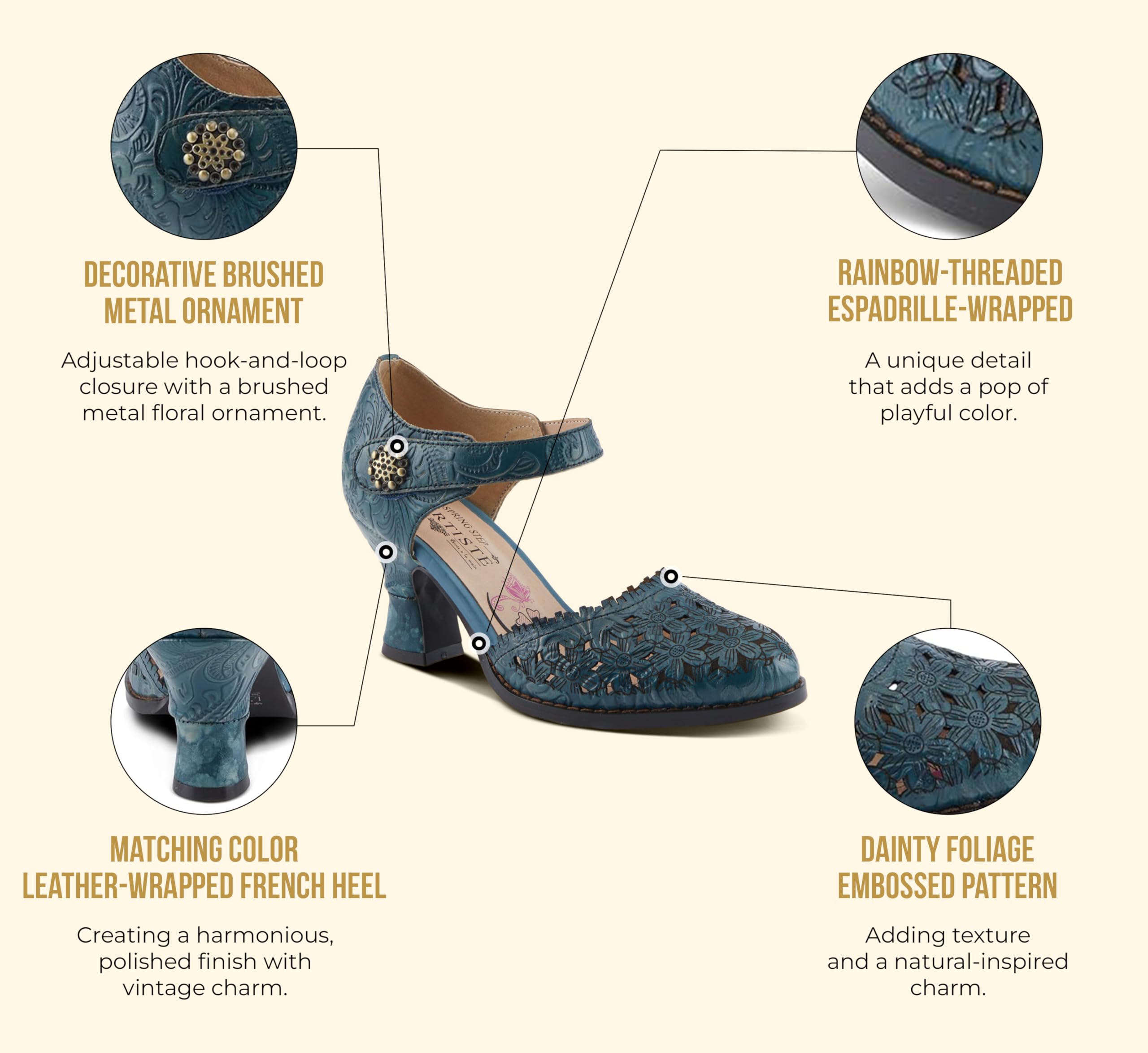 Spring Step L'Artiste Women's Visionary Pump - Comfortable Dress Shoes for Work, Wedding & Special Occasions | Elegant Heels for Professional Women & Formal Events