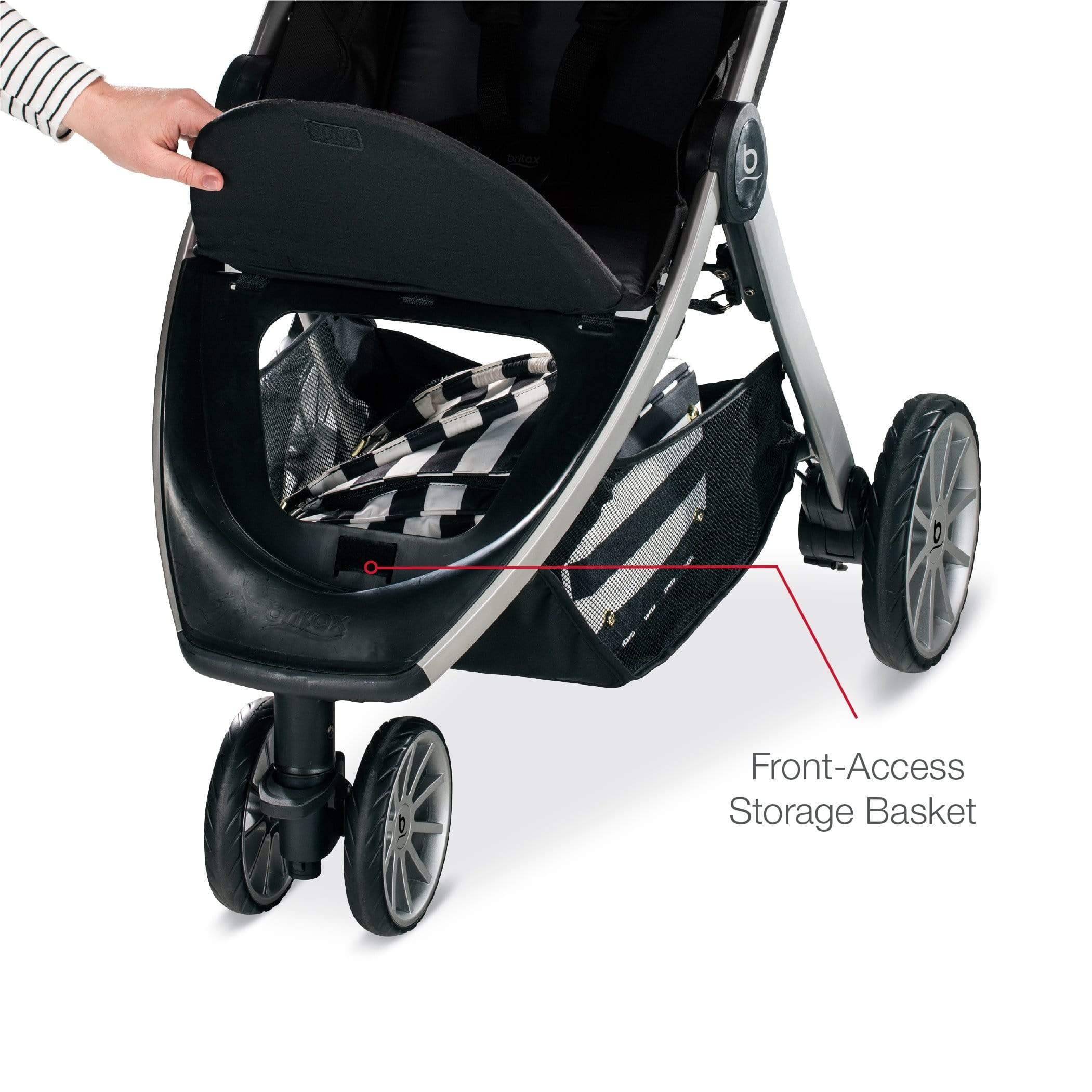 Britax B Lively Lightweight Stroller for Babies & Toddlers - Compact Fold, Smooth Ride - Perfect for Travel, Shopping & Daily Walks