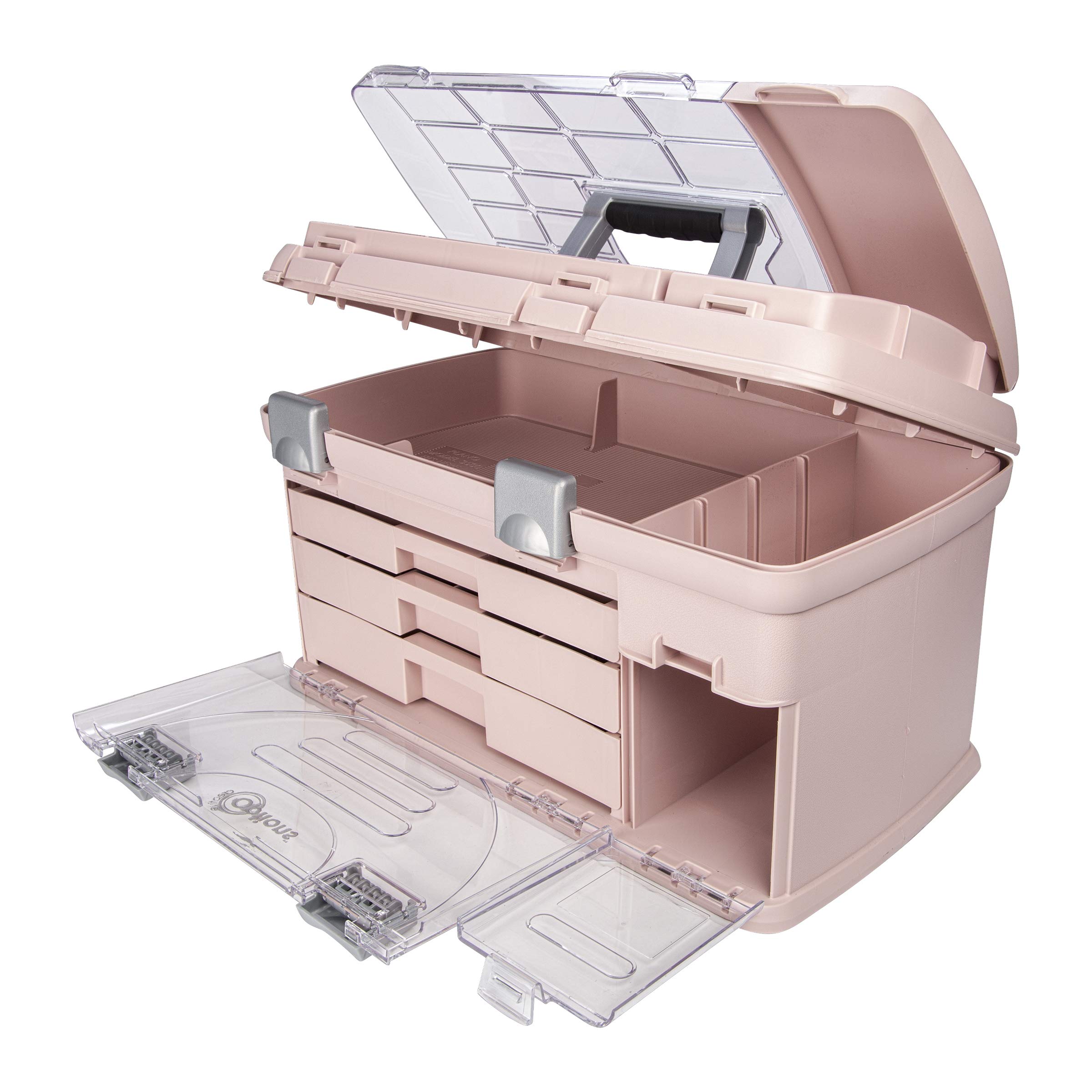3-Tier Large Drawer Organizer for Batteries, Jewelry, Crafts & Small Parts Storage - Perfect for Home, Office, Workshop & Craft Room Organization