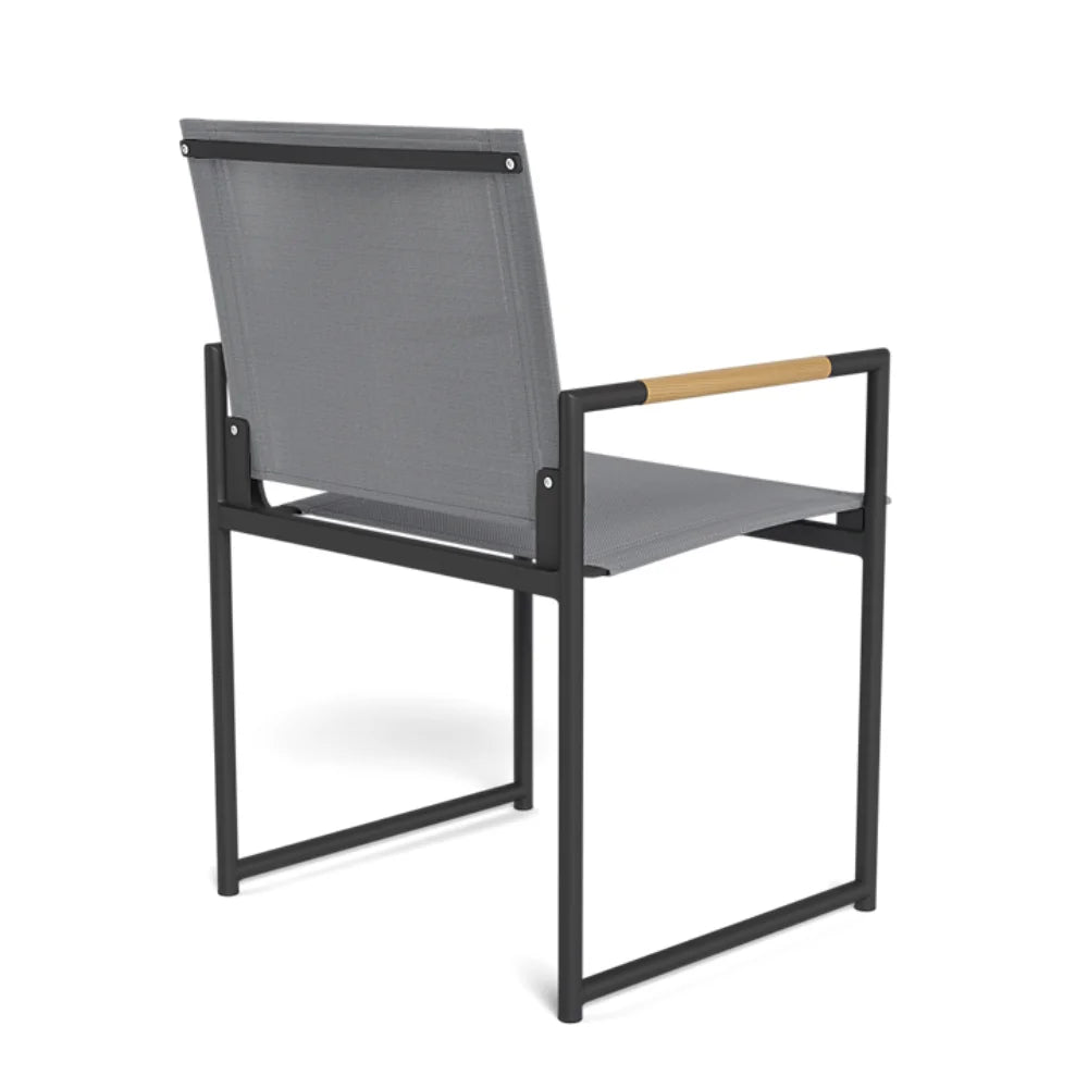 Lightweight Aluminum Outdoor Dining Chair - Weather-Resistant Patio Furniture for Garden, Poolside & Backyard Relaxation