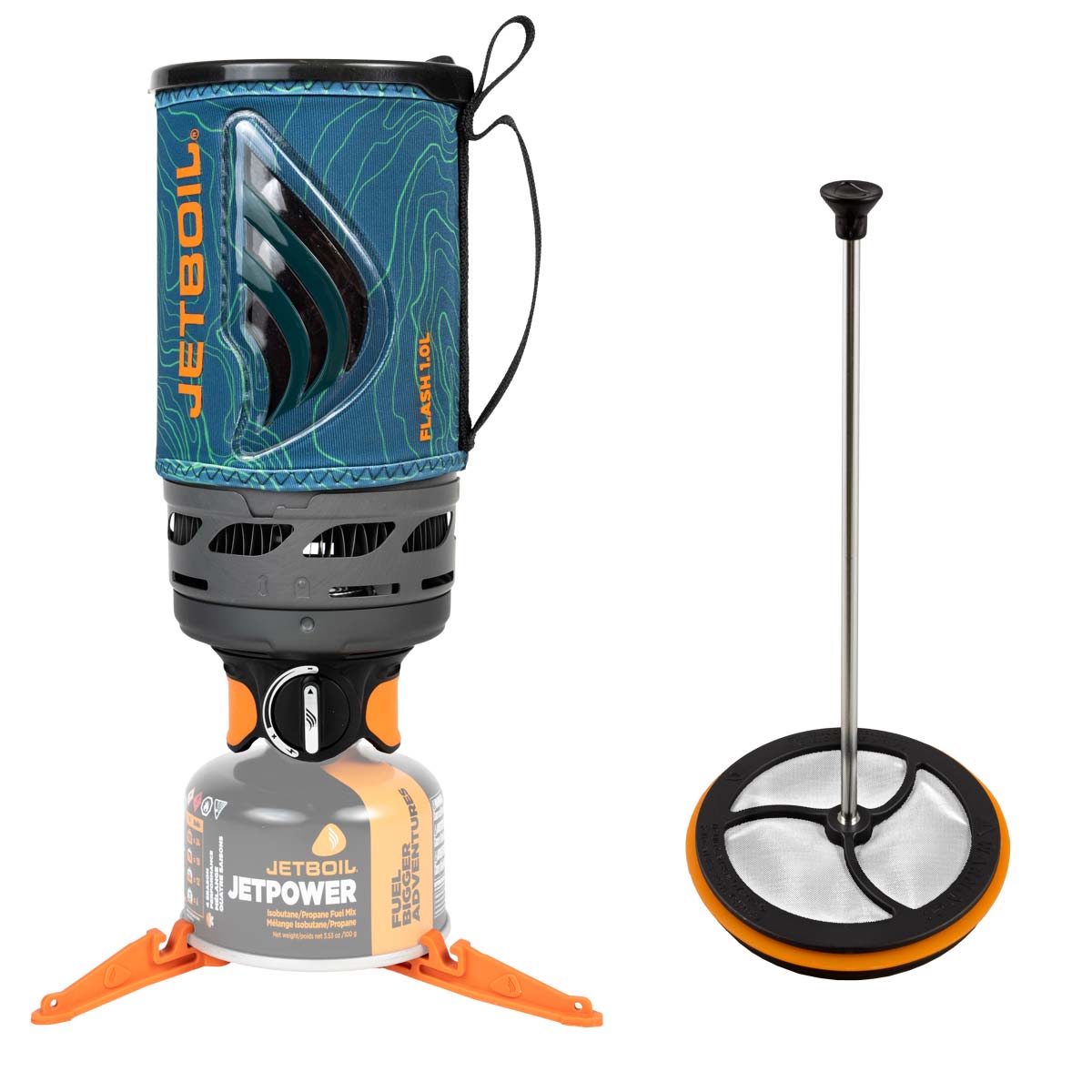 Jetboil Flash 1.0L JavaKit Camping Stove - Ultralight Backpacking Stove for Coffee, Cooking & Boiling Water - Perfect for Hiking, Camping & Outdoor Adventures
