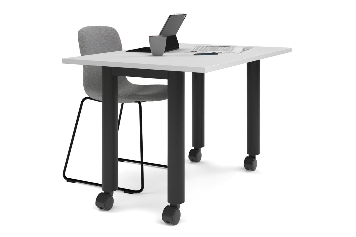 Quadro 80mm Cylinder Leg Mobile Table - 47.2