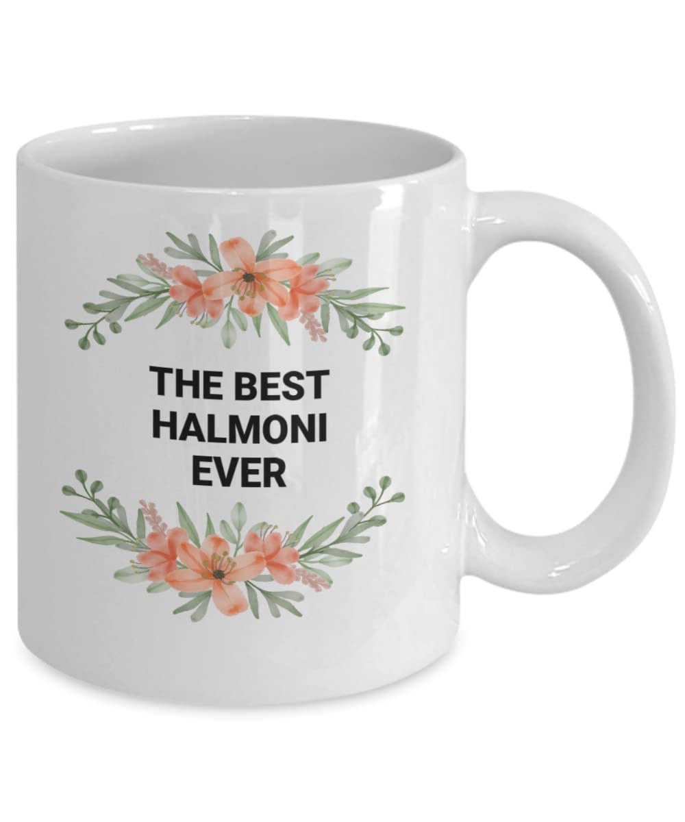 Halmoni Gift - 11oz White Plastic Mug for Korean Grandma | Microwave Safe, BPA-Free | Valentine's Day Present | Perfect for Coffee, Tea & Hot Chocolate at Home