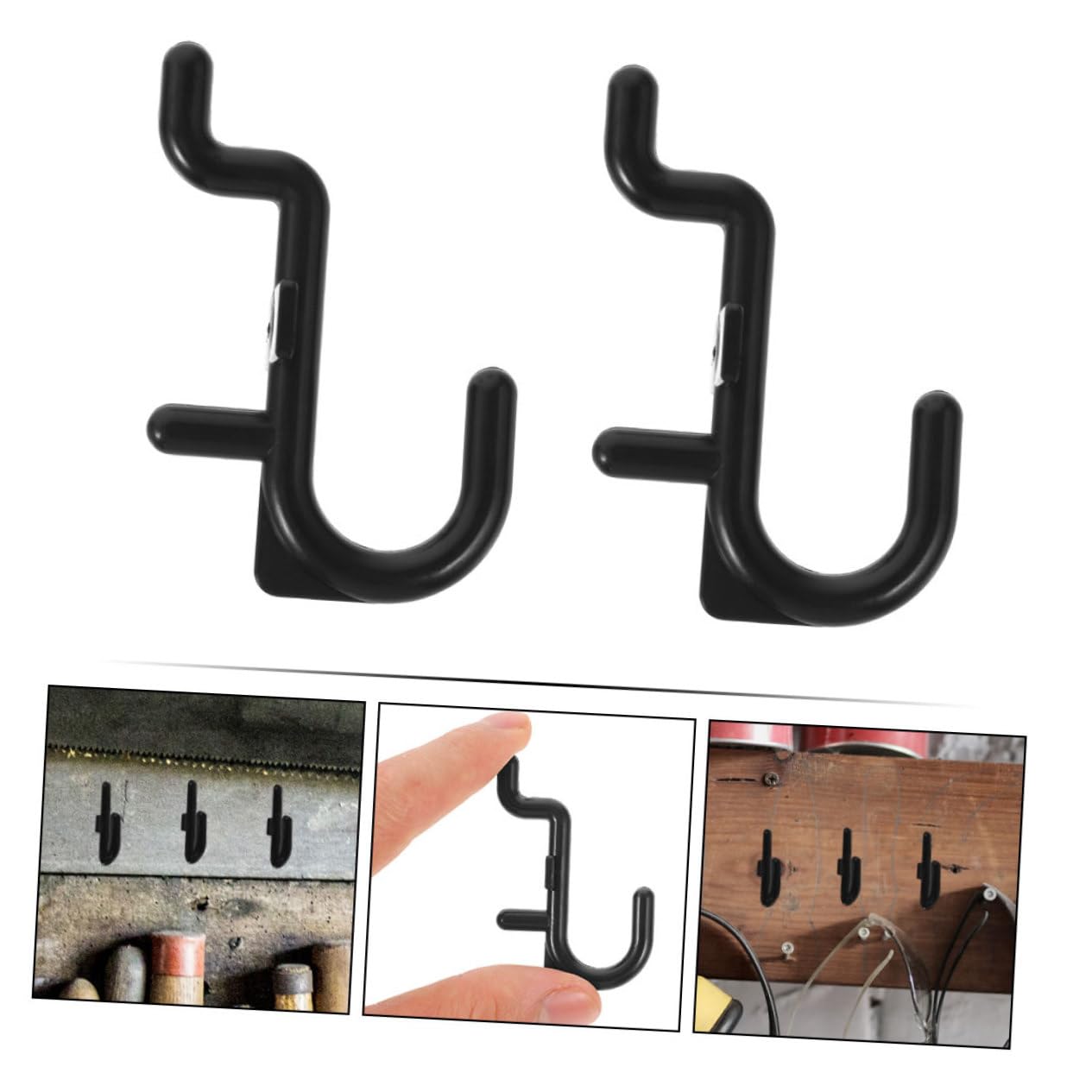 ULTECHNOVO 40-Piece Garage Pegboard Hooks Set - Durable Plastic Wall Hooks for Tool Storage & Organization - Versatile Hanging Hooks for Home, Garage, Workshop & Shed - Perfect for DIY Projects & Space Saving Solutions
