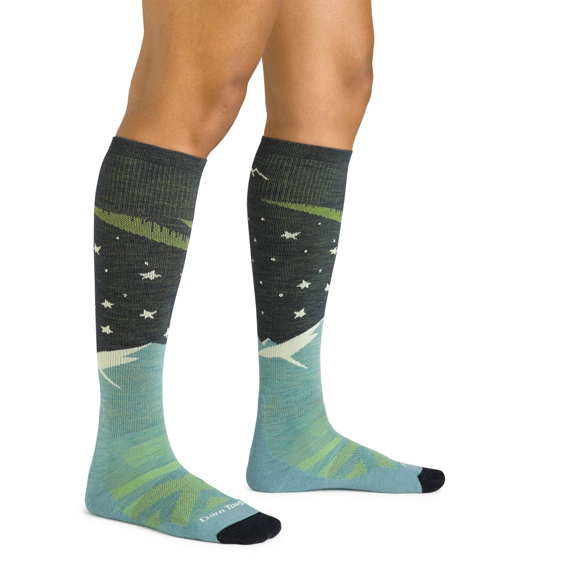 Aurora Women's Over The Calf Lightweight Ski & Snowboard Socks - D8036W - Warm & Breathable for Winter Sports & Outdoor Activities