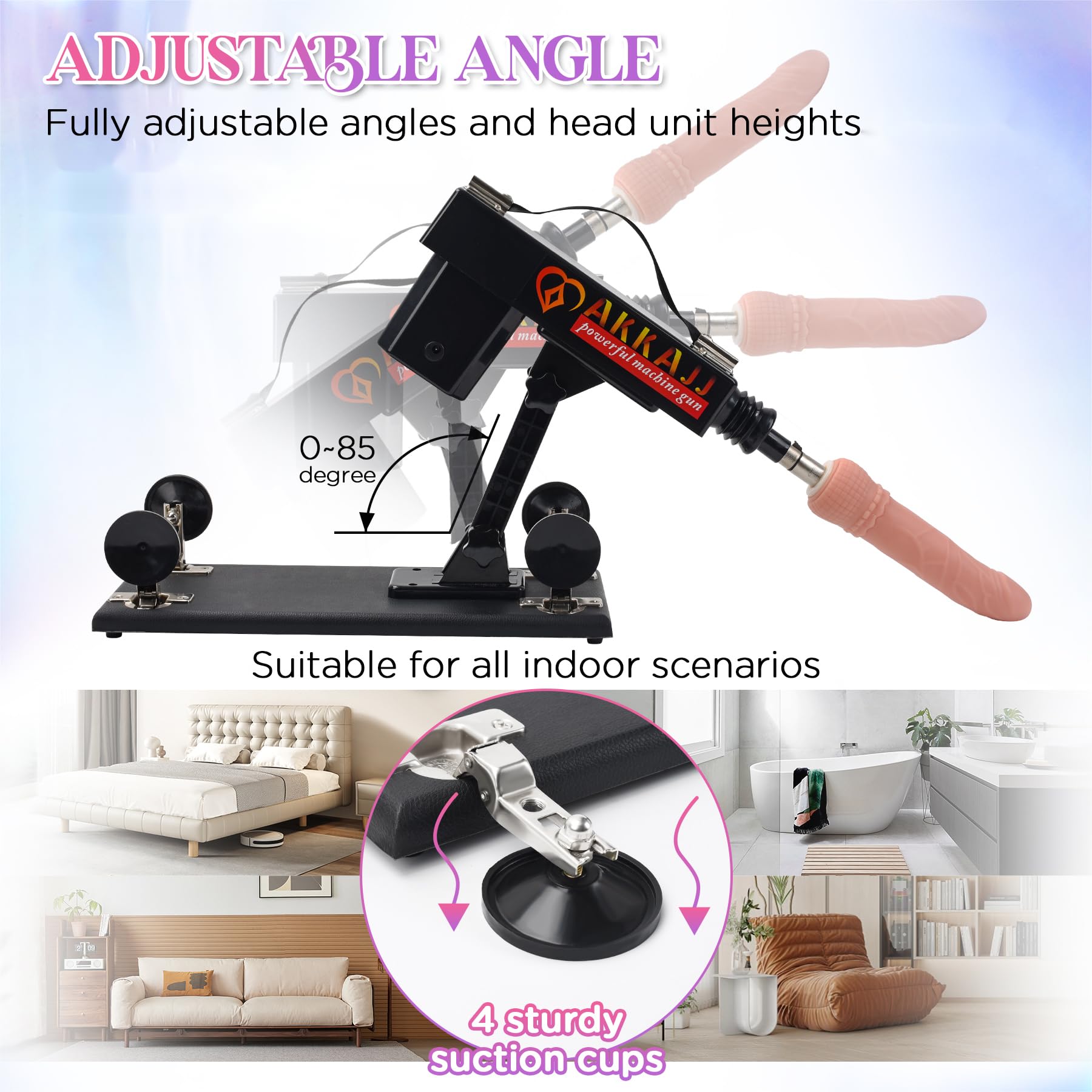 Automatic Thrusting Sex Machine for Men & Women - Hands-Free Adult Toy with Realistic Vagina & Multiple Speed Settings | Perfect for Solo Play, Couples, and BDSM Exploration