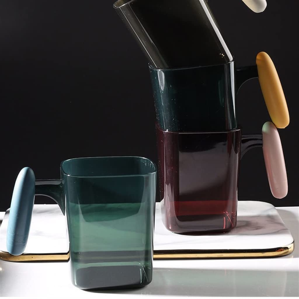 4-Piece Toothbrush Holder Set - Durable Bathroom Organizer for Brushes & Cups - Perfect for Home, Office, or Travel Use