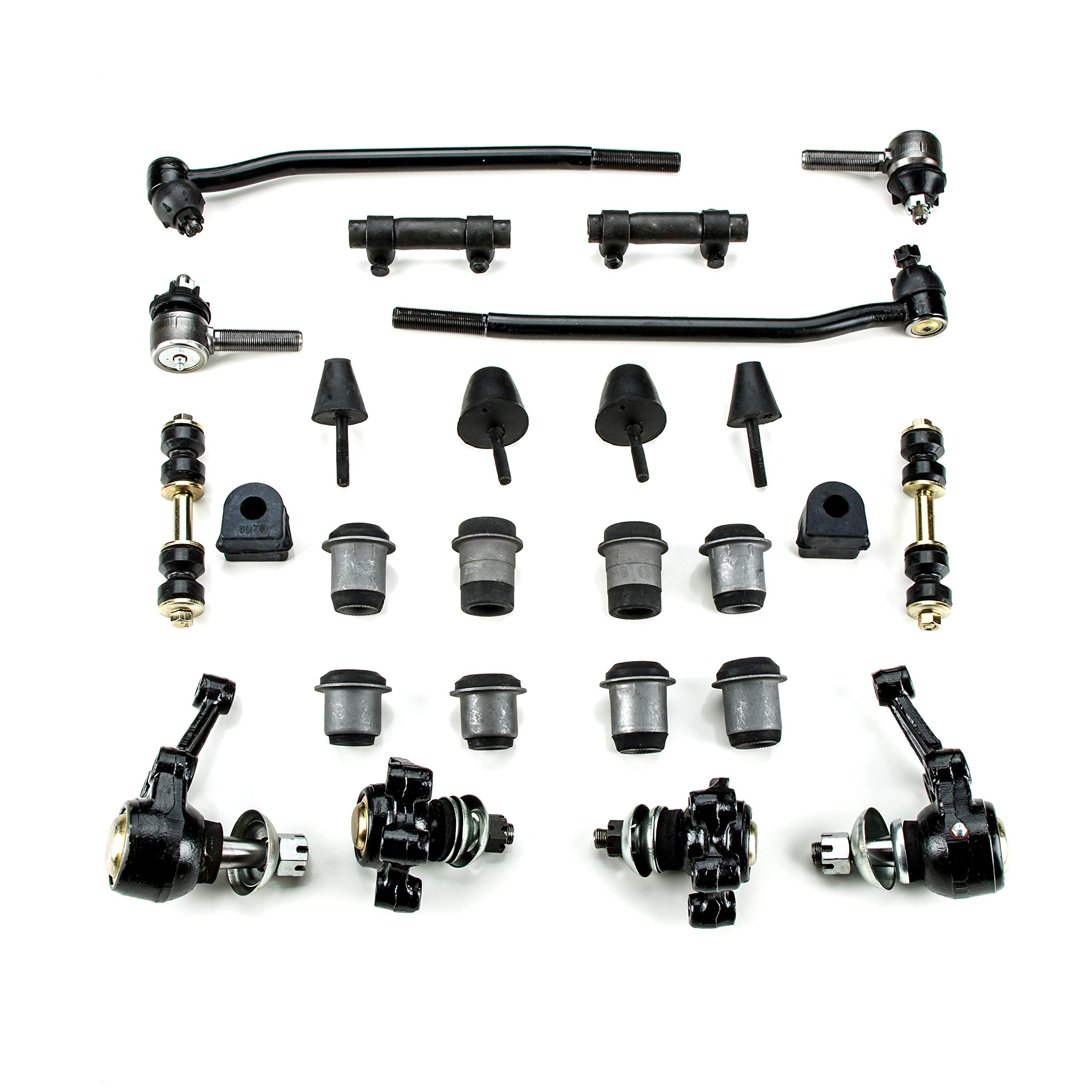 Ford Full Size Front End Suspension Rebuild Kit - 26 Piece OEM Replacement Parts for Smooth Ride & Enhanced Handling - Perfect for Off-Roading, Towing & Daily Driving