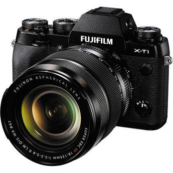 Fujifilm X-T1 Mirrorless Digital Camera with 18-135mm Lens Kit (Black) - Professional Photography, Travel & Vlogging