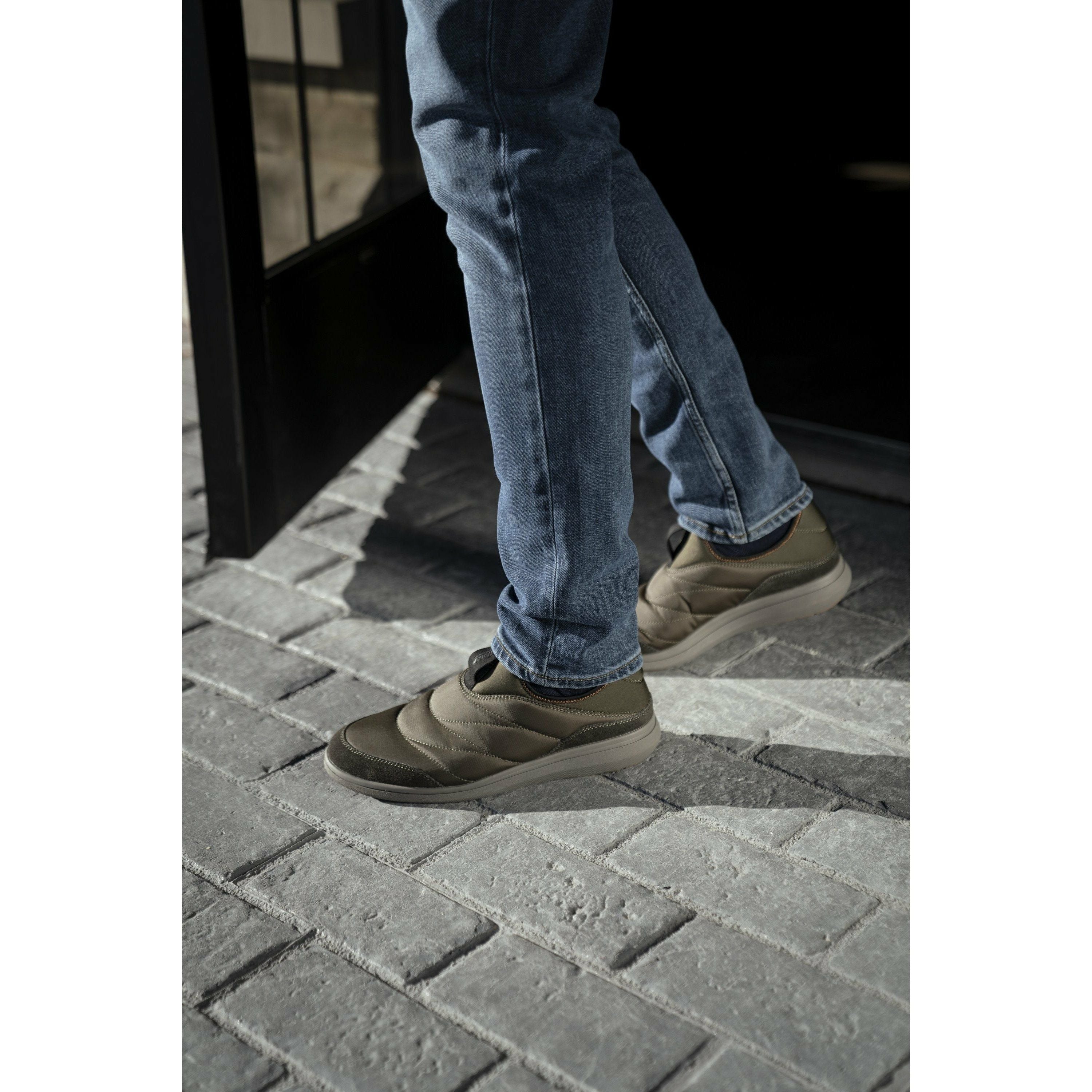 Florsheim Java Nylon Moc Toe Slip-On Shoes for Men - Comfortable & Stylish Loafers - Perfect for Casual Wear, Office & Outdoor Activities - Final Sale!