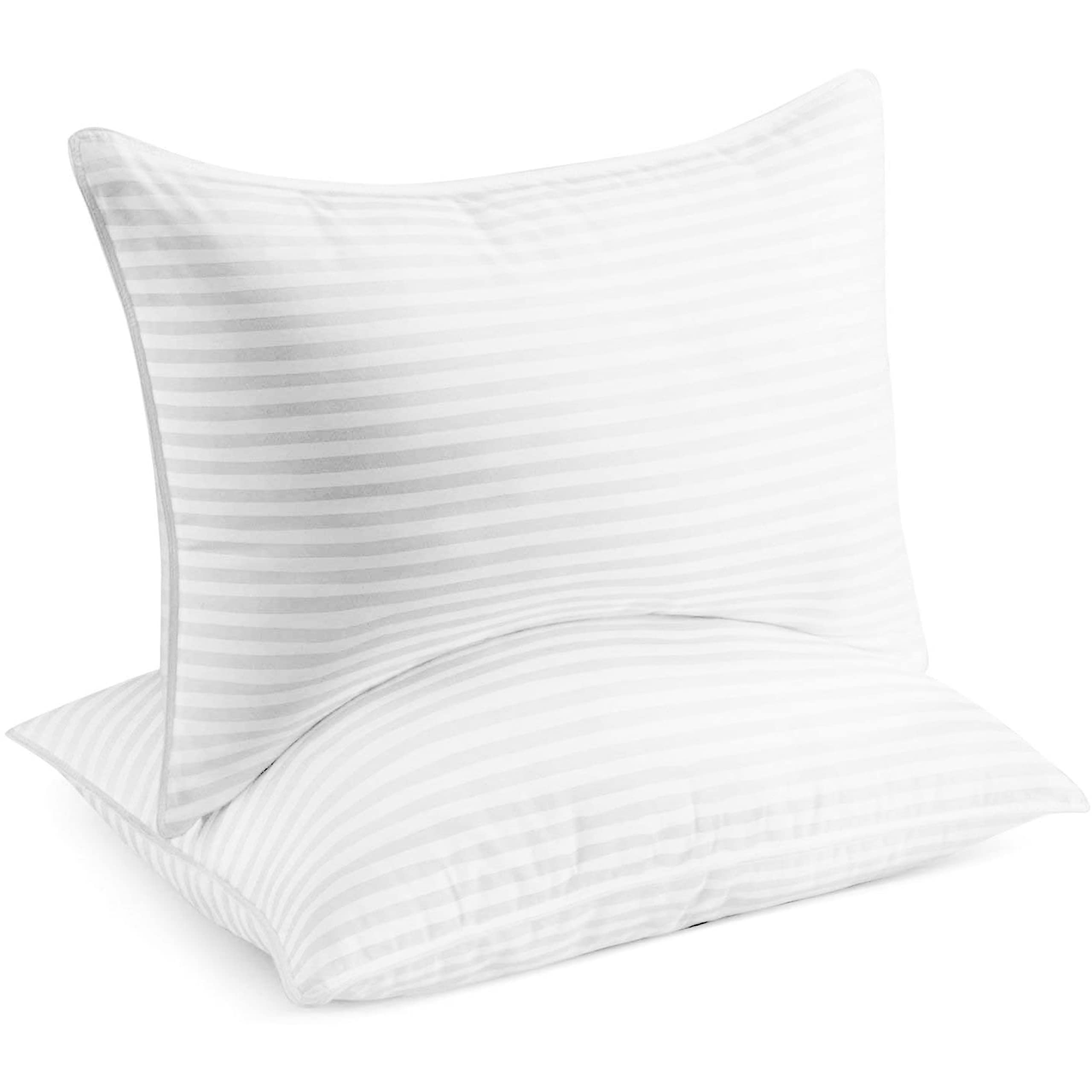 Beckham Hotel Collection King Size Bed Pillows Set of 2 - Cooling Gel Down Alternative Pillows for Back, Stomach & Side Sleepers | Luxury Hotel Quality Pillows for Better Sleep & Neck Support