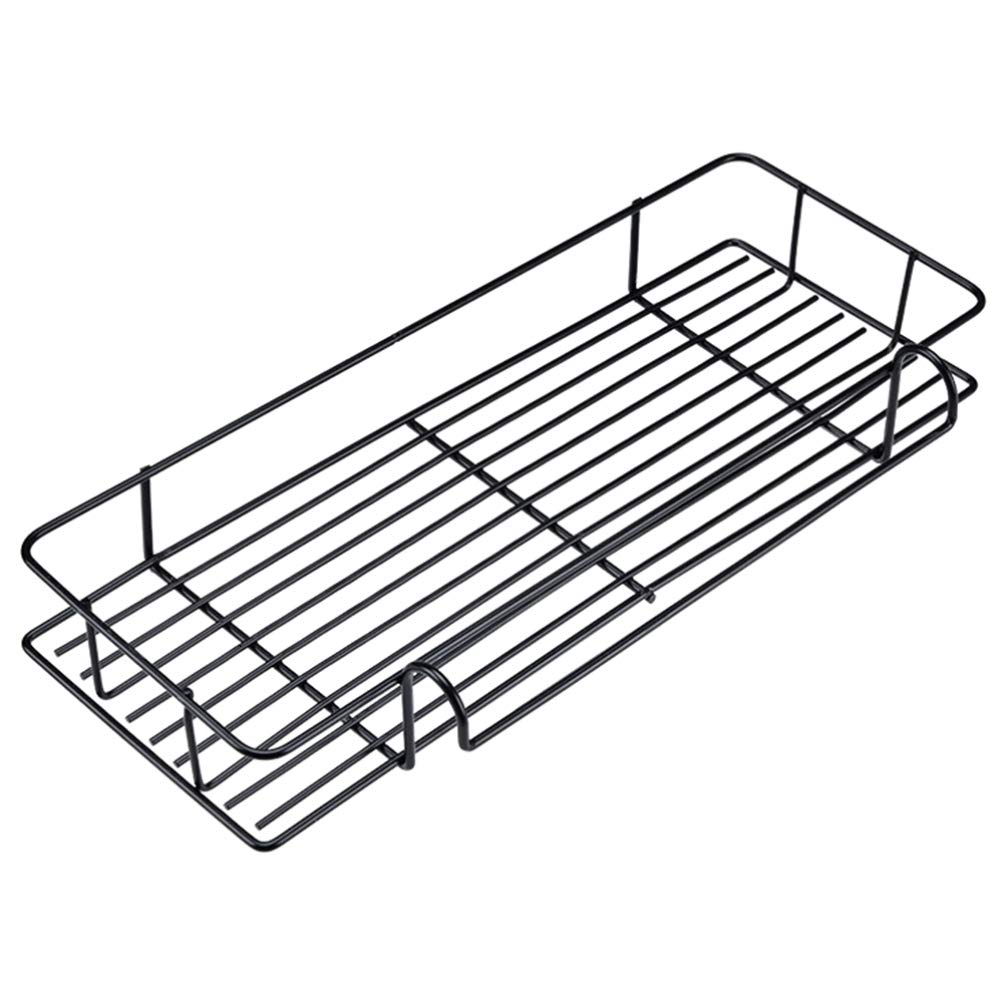 Hemoton Heavy Duty Iron Storage Basket - Metal Grill Basket for BBQ, Vegetables & Charcoal Grilling - Perfect for Outdoor Cooking, Camping & Backyard Parties