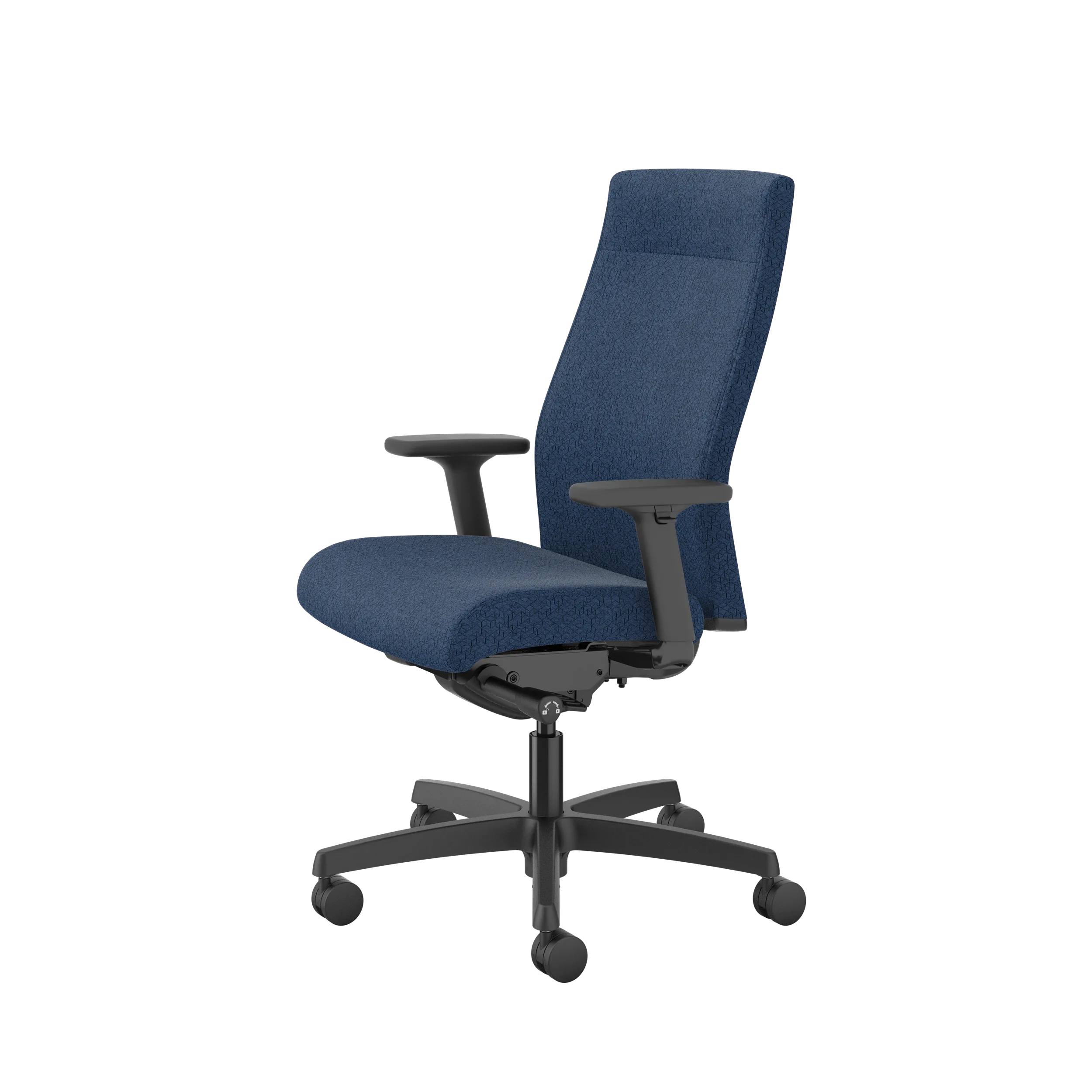 HON Ignition Upholstered Mid Back Office Chair - Ergonomic Mesh Task Chair with Adjustable Lumbar Support for Home & Office Workspace - Perfect for Long Hours of Computer Work and Video Conferencing