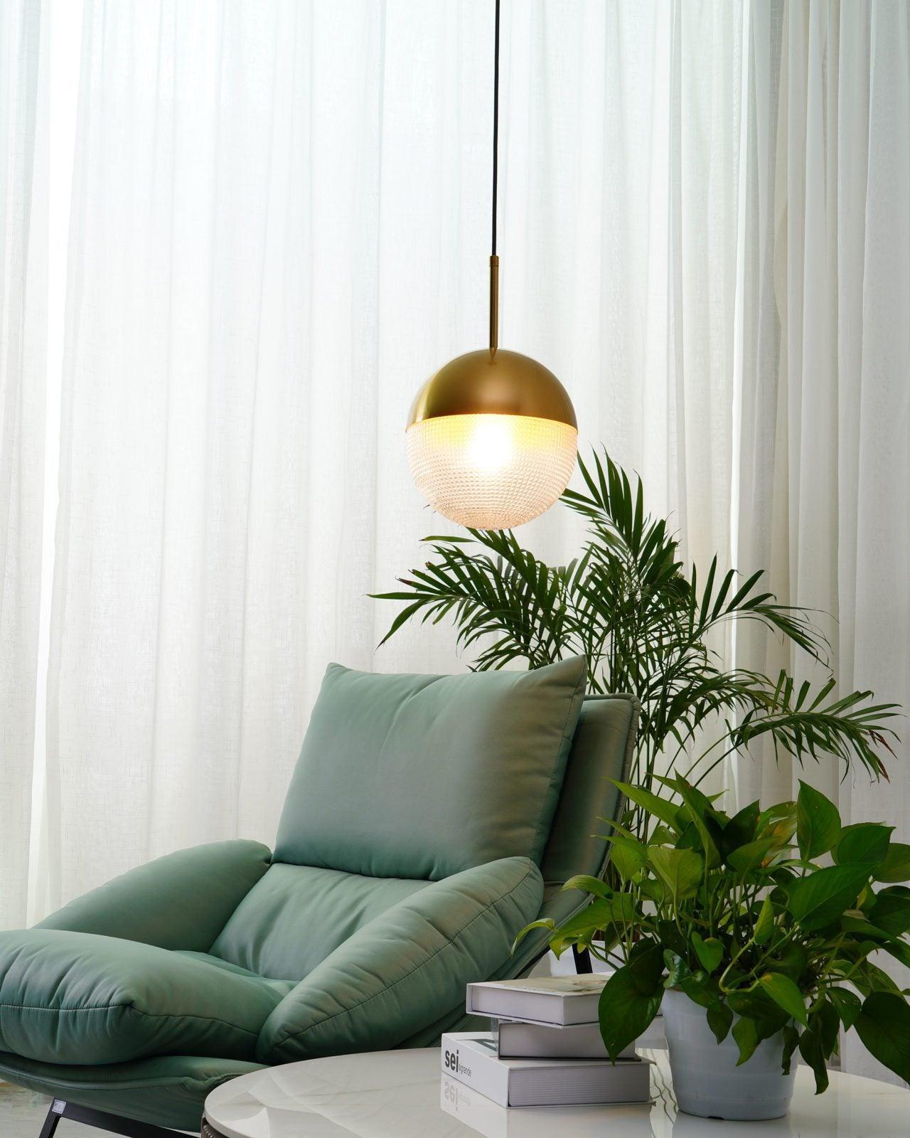 Stylish Lens Flair Pendant Lamp - Modern Hanging Light Fixture for Living Room, Bedroom & Dining Room Decor