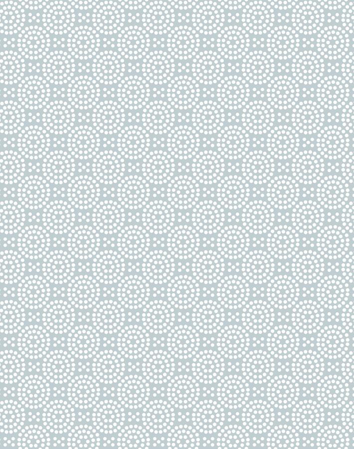 Dot Dot Elephant Wallpaper by Wallshoppe - Premium Peel and Stick Removable Wallpaper for Nursery, Kids Room & Home Decor
