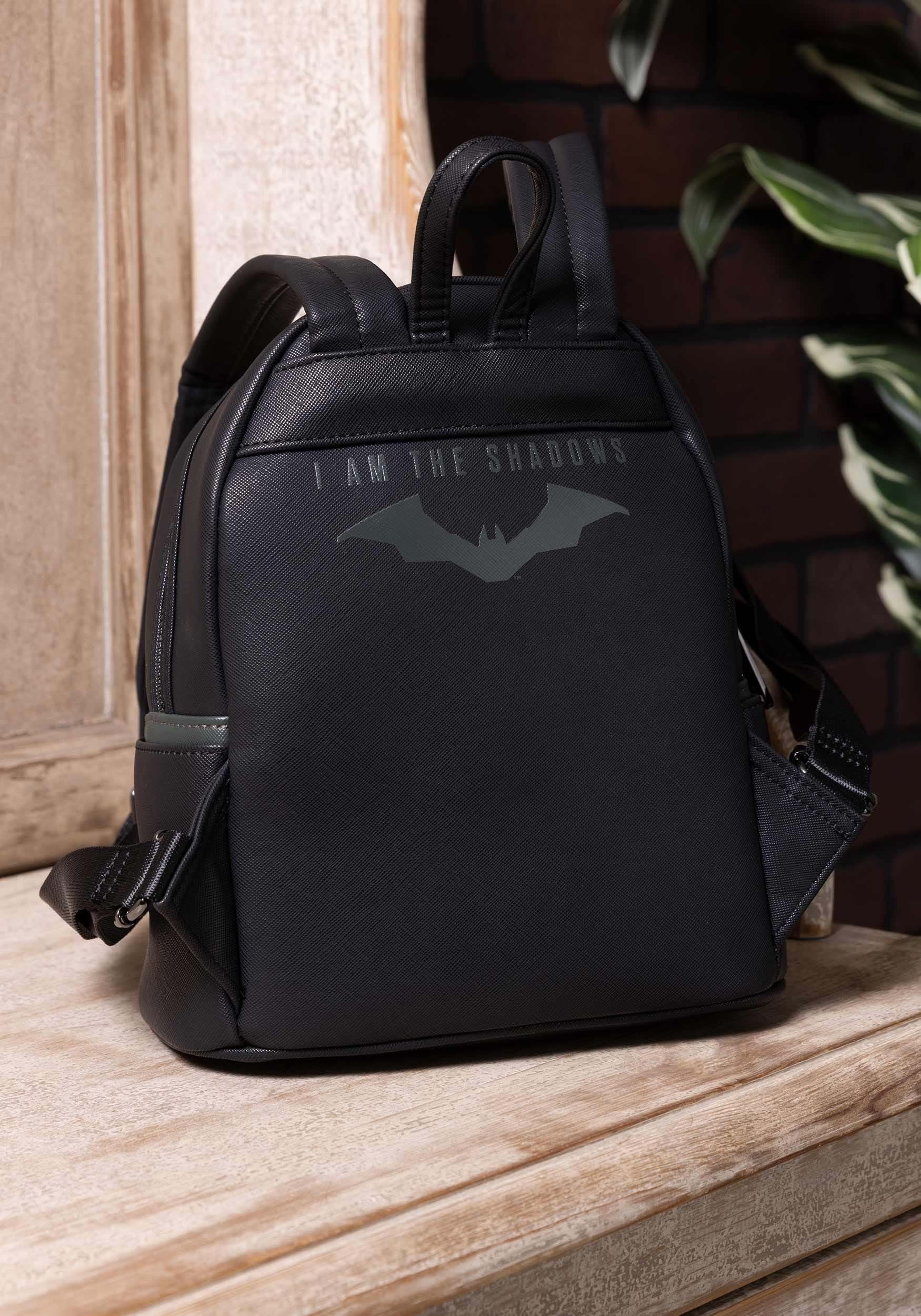 Loungefly DC Comics Batman Mini Backpack - Official Licensed Cosplay Bag for Comic Con, Halloween & Superhero Fans