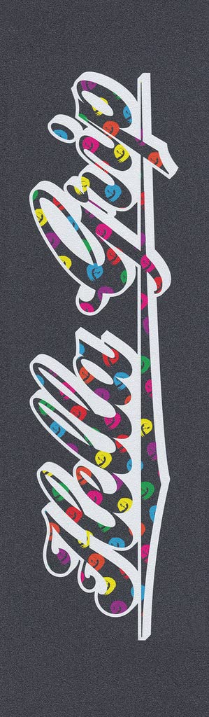 Hella Classic XL Scooter Grip Tape - Non-Slip Dot Rainbow Design for Skateboards & Longboards | Perfect for Street Skating, Tricks & Board Customization