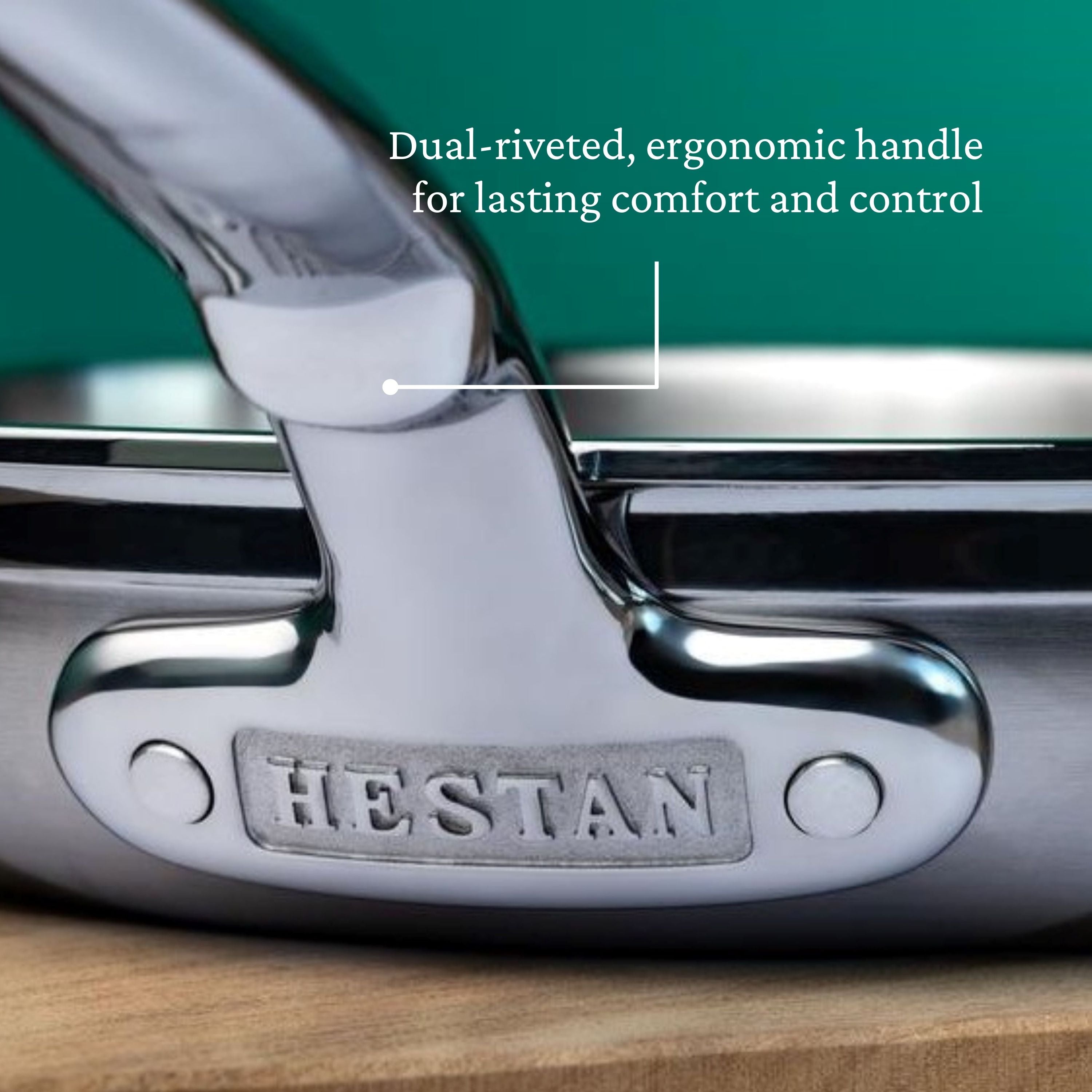 Hestan Probond Open Skillet - Premium Nonstick Frying Pan for Professional Cooking - Perfect for Sautéing, Frying & Stir-Frying at Home or Restaurant