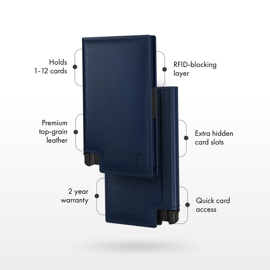 Ekster Smart Wallet for Men - RFID Blocking Slim Minimalist Front Pocket Wallet with Money Clip | Perfect for Travel, Business & Everyday Carry