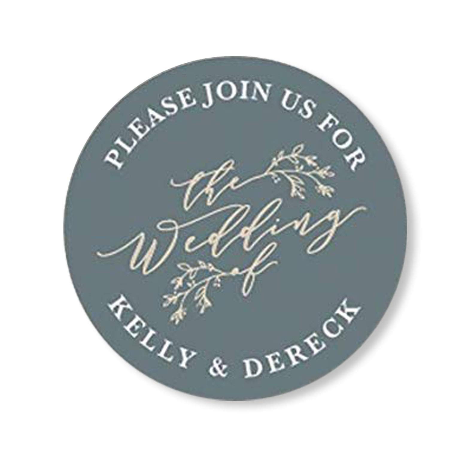 Custom Wedding Stickers - 