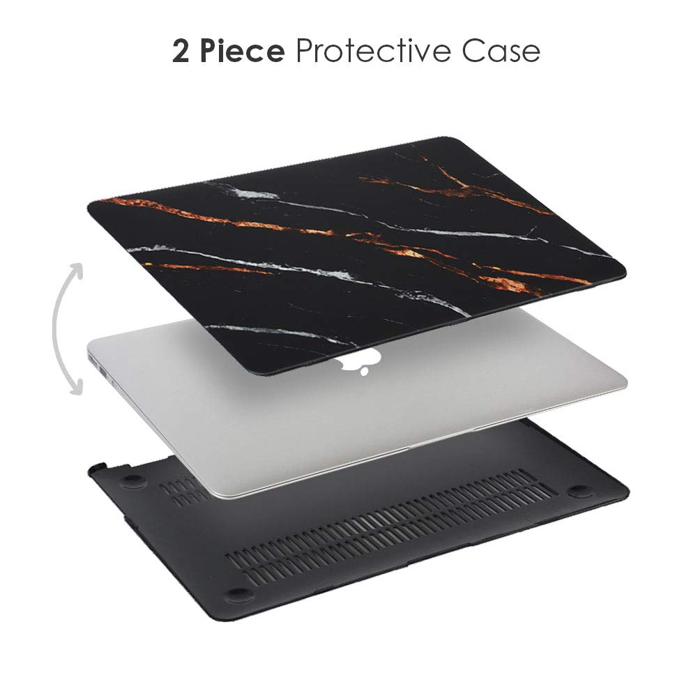 Velvet Caviar MacBook Air 13 inch Case Marble - Protective Hard Shell Cover for MacBook Air 13
