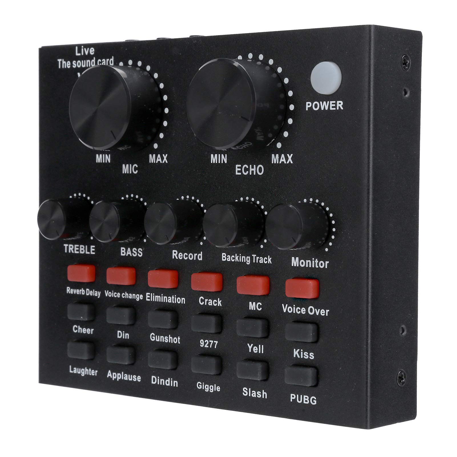 VBESTLIFE V8 Bluetooth Live Sound Card with Voice Changer - Professional Karaoke Audio Mixer for Streaming, Gaming & Recording - Compatible with iPhone, Android, PC & Headset - Perfect for TikTok, YouTube Live & Podcasting
