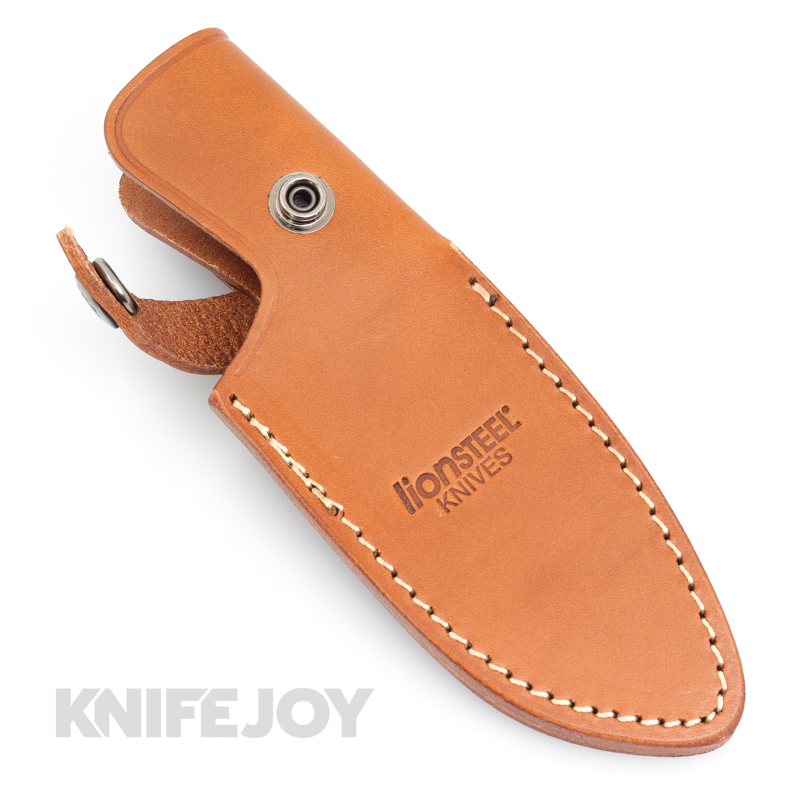 Lionsteel M3 Hunter Fixed Blade Knife - Niolox Stainless Steel Blade with Grooved Santos Wood Handle - Outdoor Survival, Hunting, Camping Gear