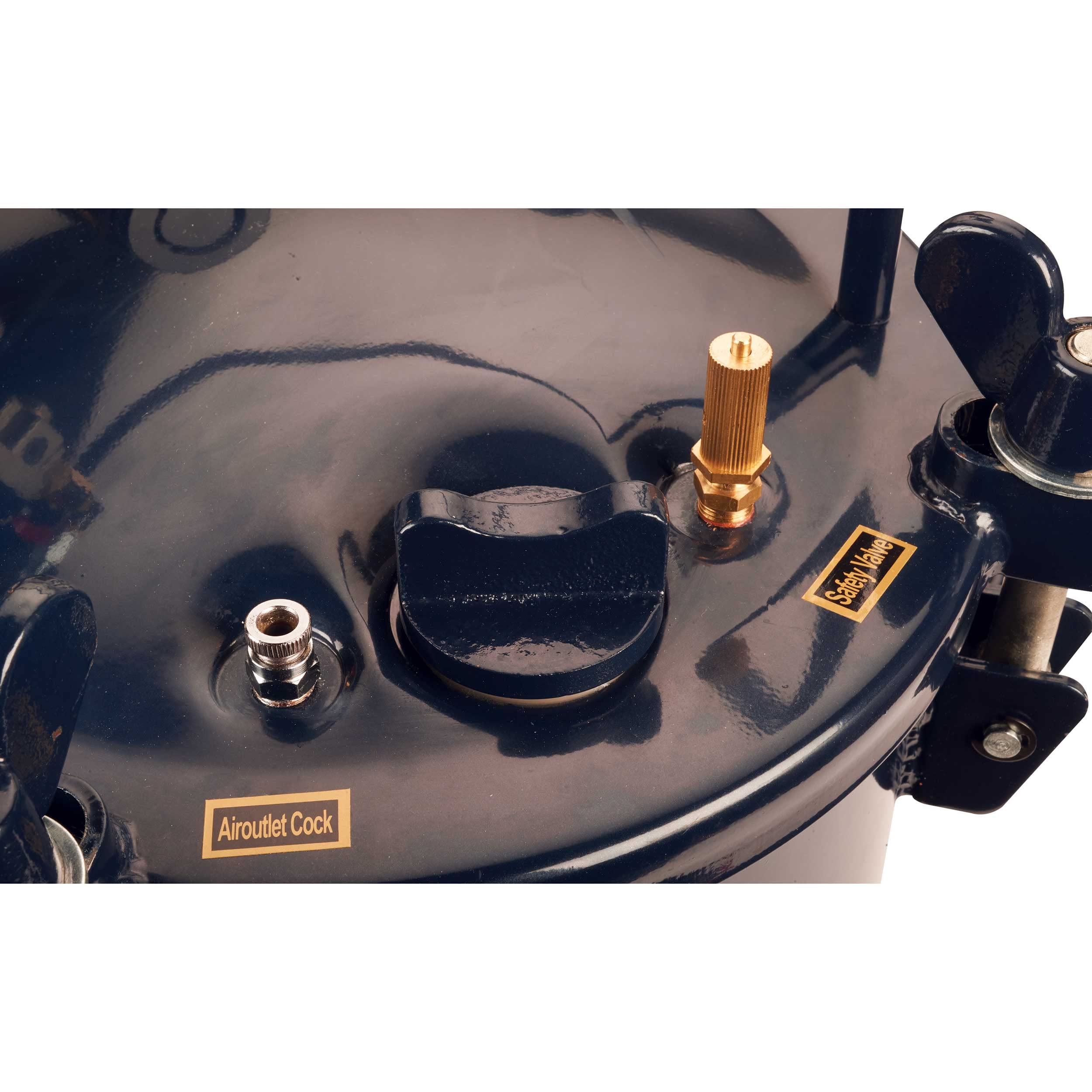 California Air Tools 365CW Pressure Pot for Resin Casting - 5 Gallon Capacity, 80 PSI, Durable Steel Construction - Perfect for Epoxy Resin Art, Jewelry Making, and DIY Craft Projects