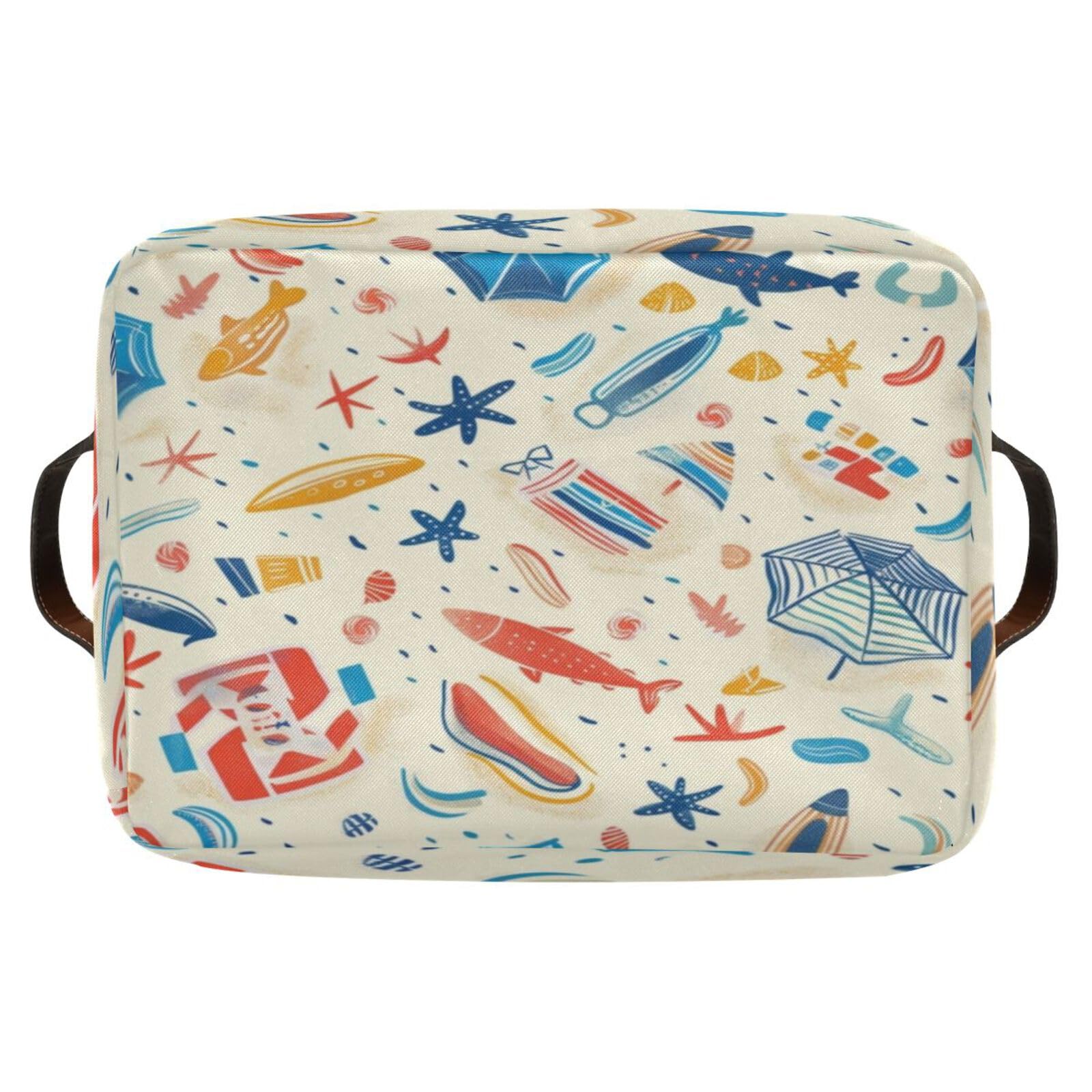 Large Fabric Storage Bins with Handles - Collapsible Organizer for Closet, Shelves & Home | Perfect for Clothes, Toys & Kids' Room Decor