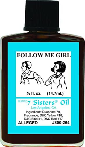 INDIO 7 Sisters Of New Orleans Perfumed Anointing Oil - FOLLOW ME GIRL 1/2oz | Spiritual Aromatherapy Oil for Meditation, Prayer & Blessing Rituals