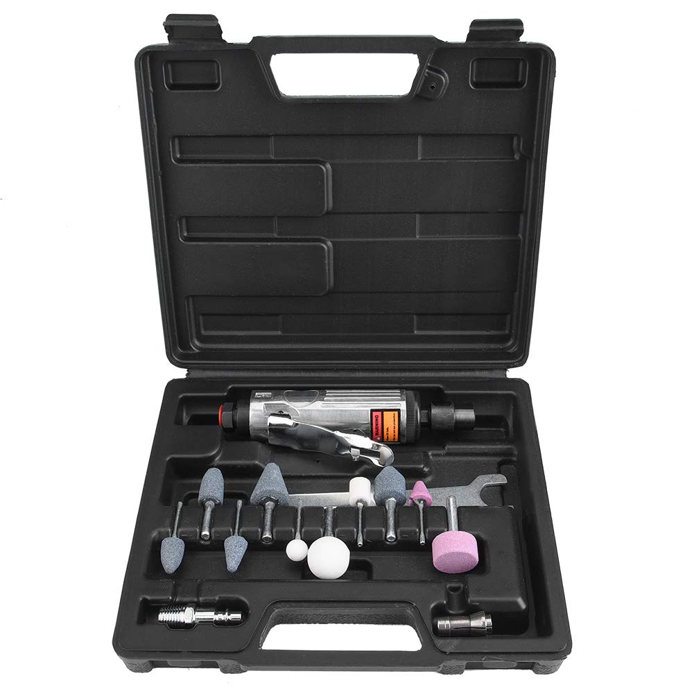 **Air Sander Grinder Kit - Pneumatic Polisher & Metal Grinding Tool Set for Automotive, Metalworking & DIY Projects**
