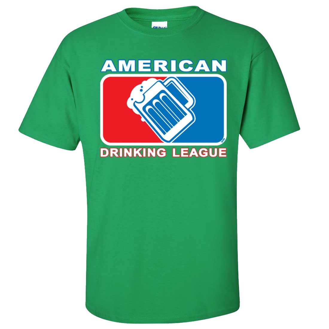 American Drinking League USA Assorted Colors T-Shirt | Soft Cotton Tee for Men & Women | Perfect for Parties, Bar Hopping & Casual Wear