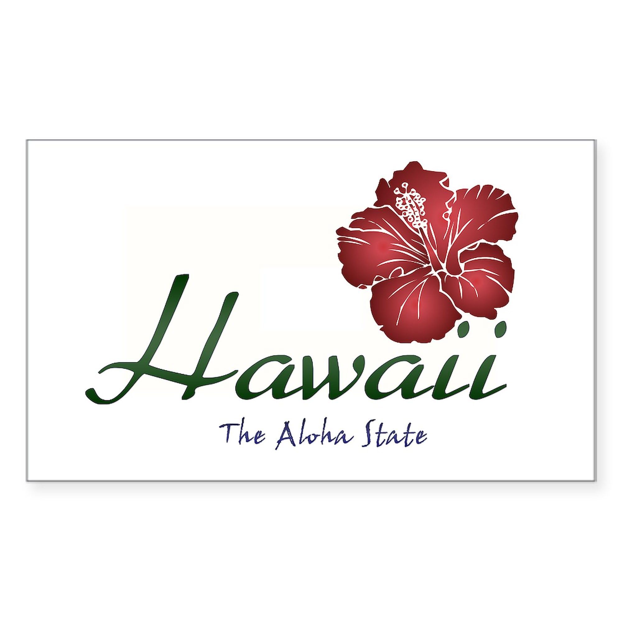 Hawaii Car Sticker Decal - Durable Bumper Sticker for Cars & Laptops
