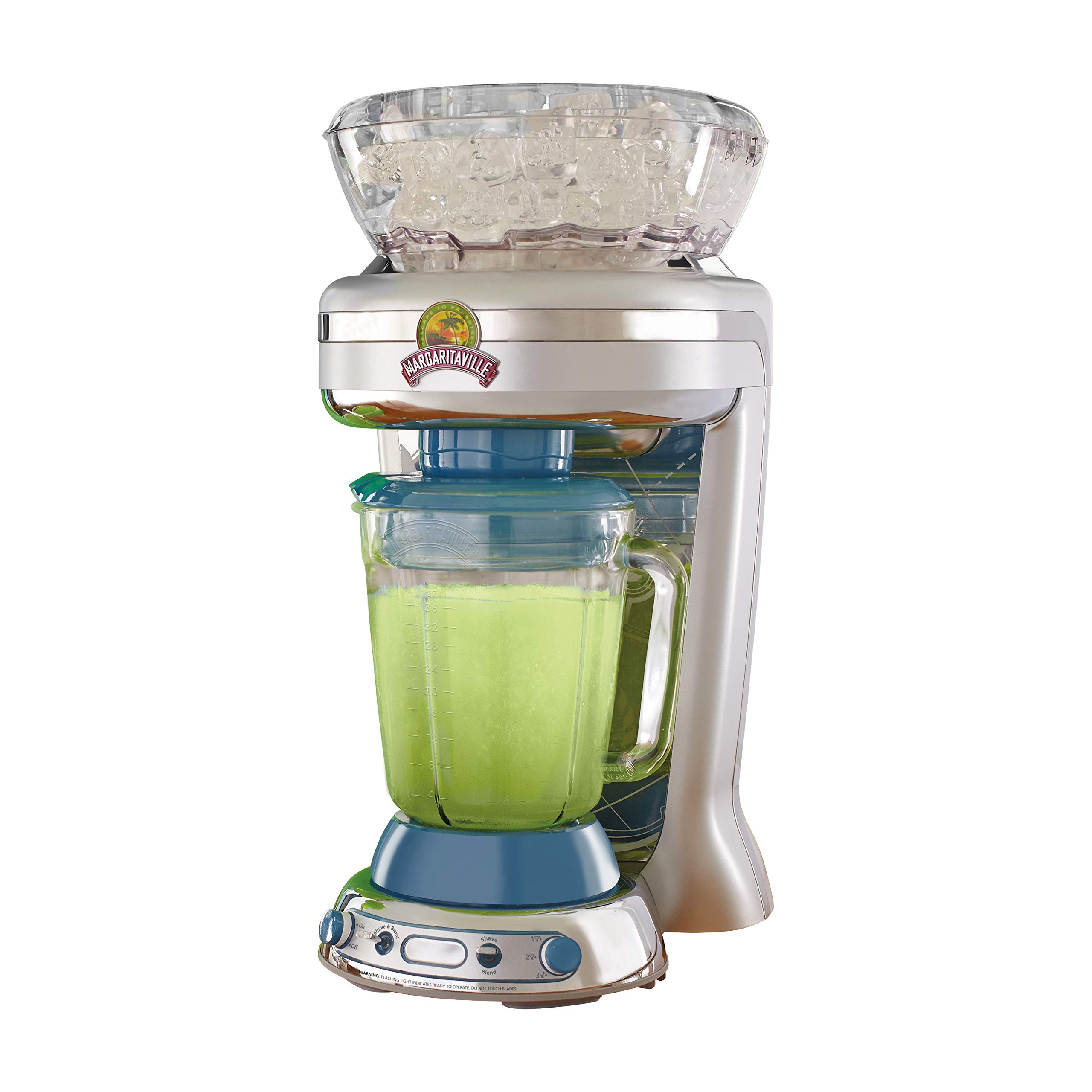 Margaritaville® Key West Frozen Concoction Maker - 36oz Blender for Margaritas & Smoothies with Easy-Pour Jar & XL Ice Reservoir - Perfect for Pool Parties & Summer Gatherings