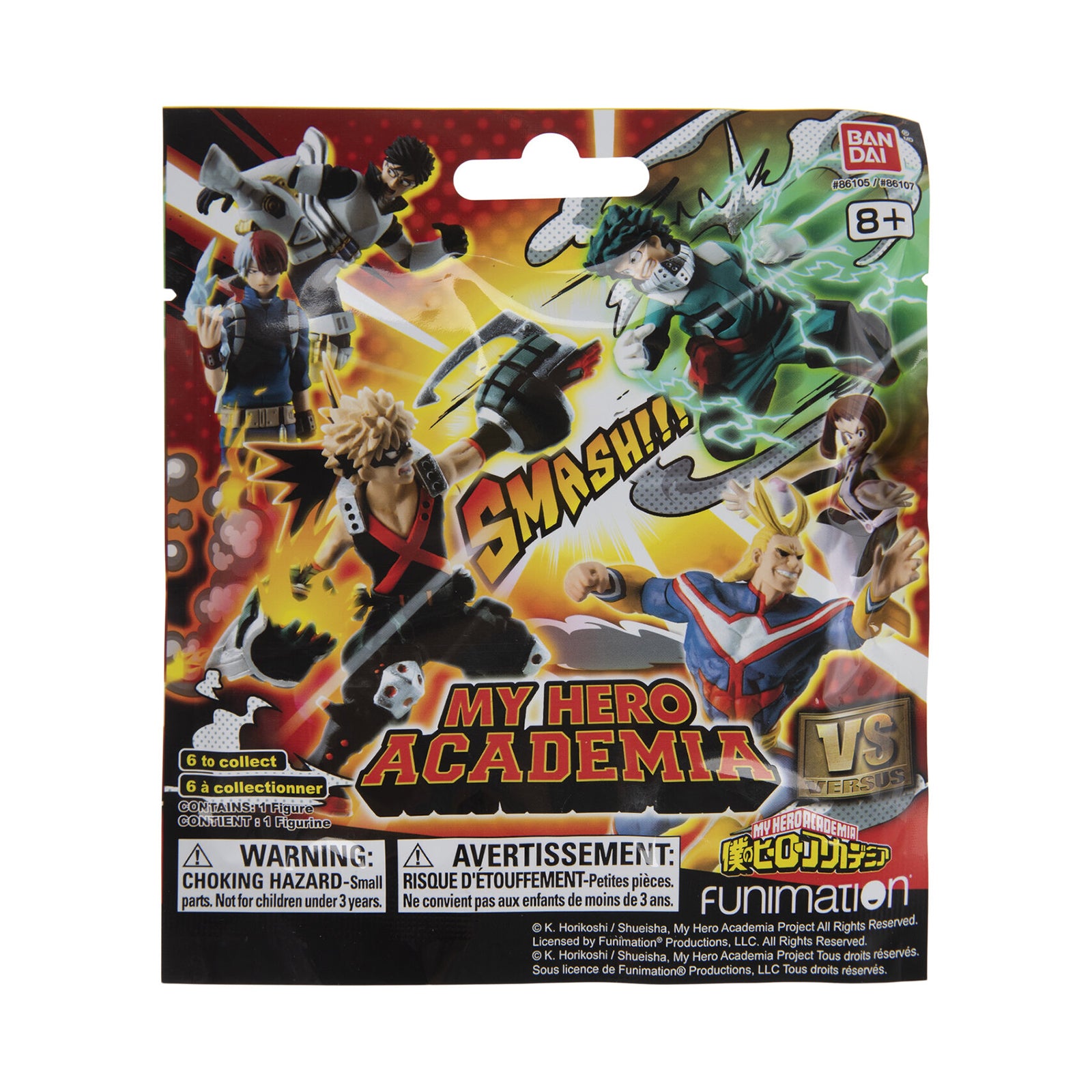 Bandai My Hero Academia Vs Series Blind Bag Figure - Collectible Anime Action Figure for Fans - Perfect for Display, Gifts, and Anime Collections