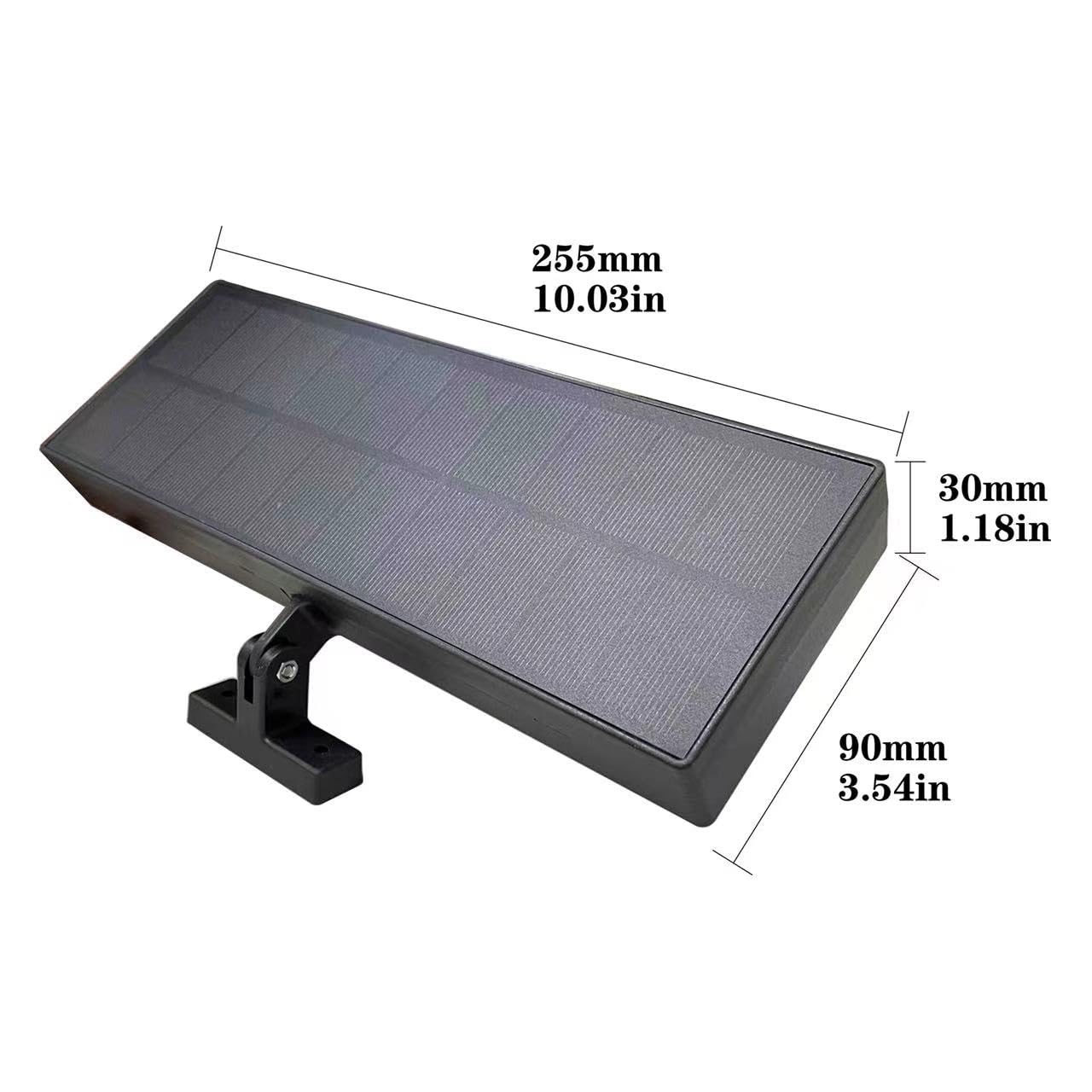 Solar Powered Outdoor Address Light - Adjustable Black Wall Mounted House Number Sign for Home, Garden, Patio & Yard - Weatherproof Illuminated Address Plaque for Nighttime Visibility & Curb Appeal