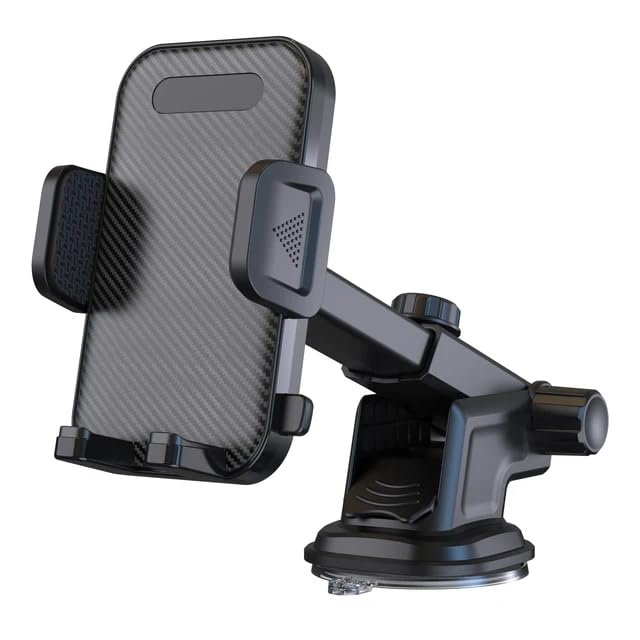 E-Z Grip Universal Car Phone Holder with Swivel & Adjustable Base - Secure Mount for Driving, Navigation & Hands-Free Calls