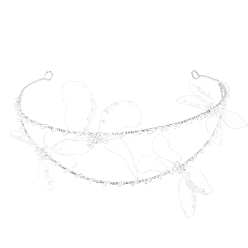 Sparkling Rhinestone Wedding Hairband with Butterflies - Elegant Bridal Headband for Women & Girls - Perfect for Weddings, Parties, Evening Events & Special Occasions