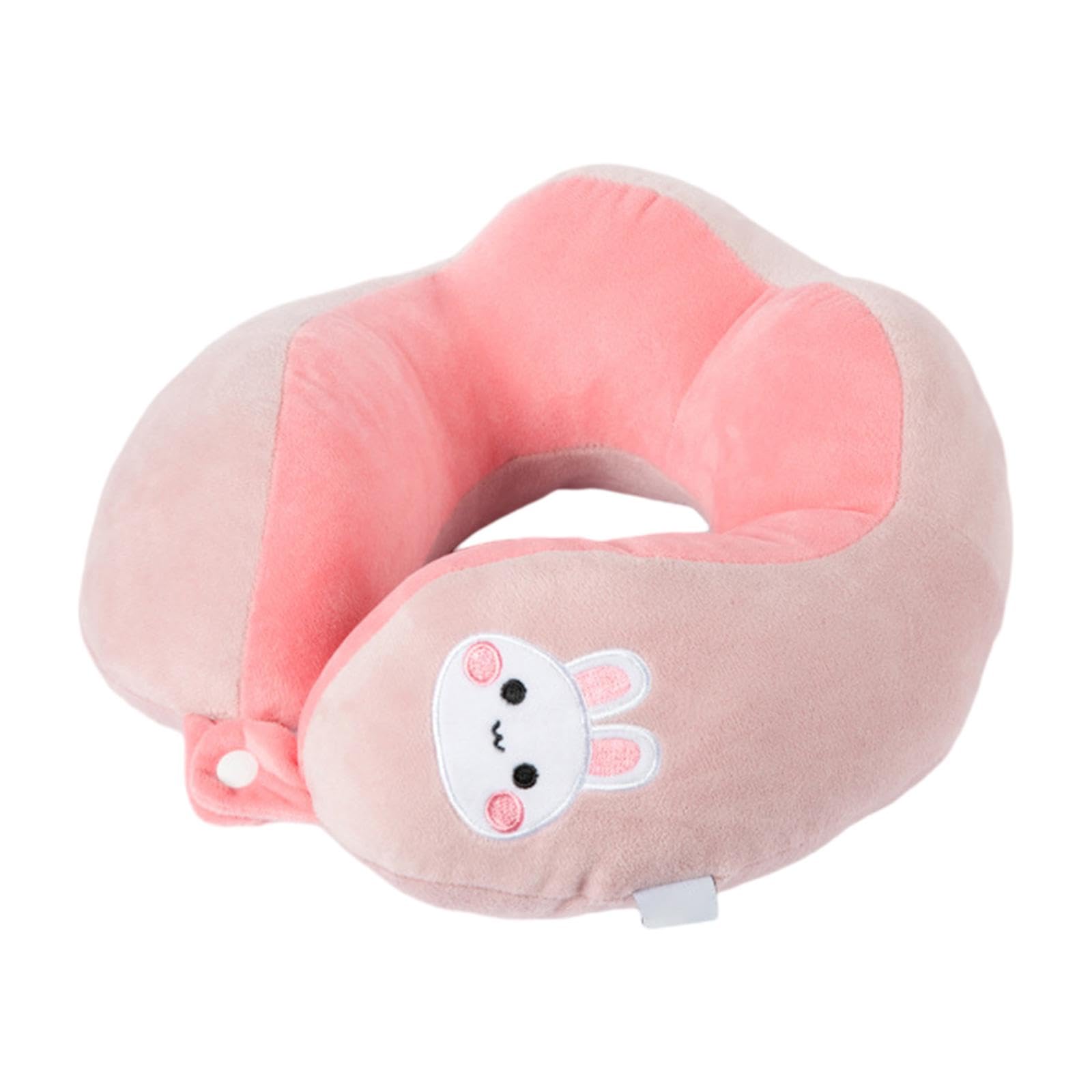 THE STYLE SUTRA® Travel Neck Pillow for Women & Men - Portable & Durable Memory Foam Support for Airplane, Car, Office - Soft Pink Travel Accessory | Perfect for Long Flights, Road Trips & Work Breaks