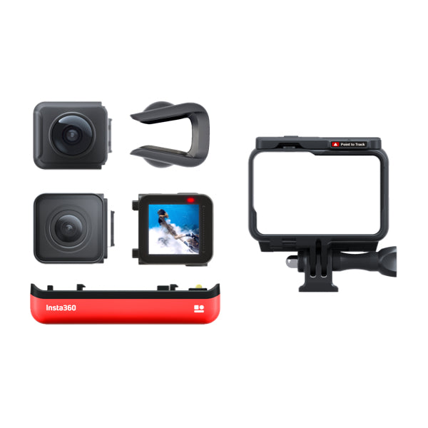 Insta360 ONE R Twin Edition 4K 360 Camera - Modular Action Camera for Vlogging, Sports & Adventure - Waterproof, Dual Lens, 5.7K Video