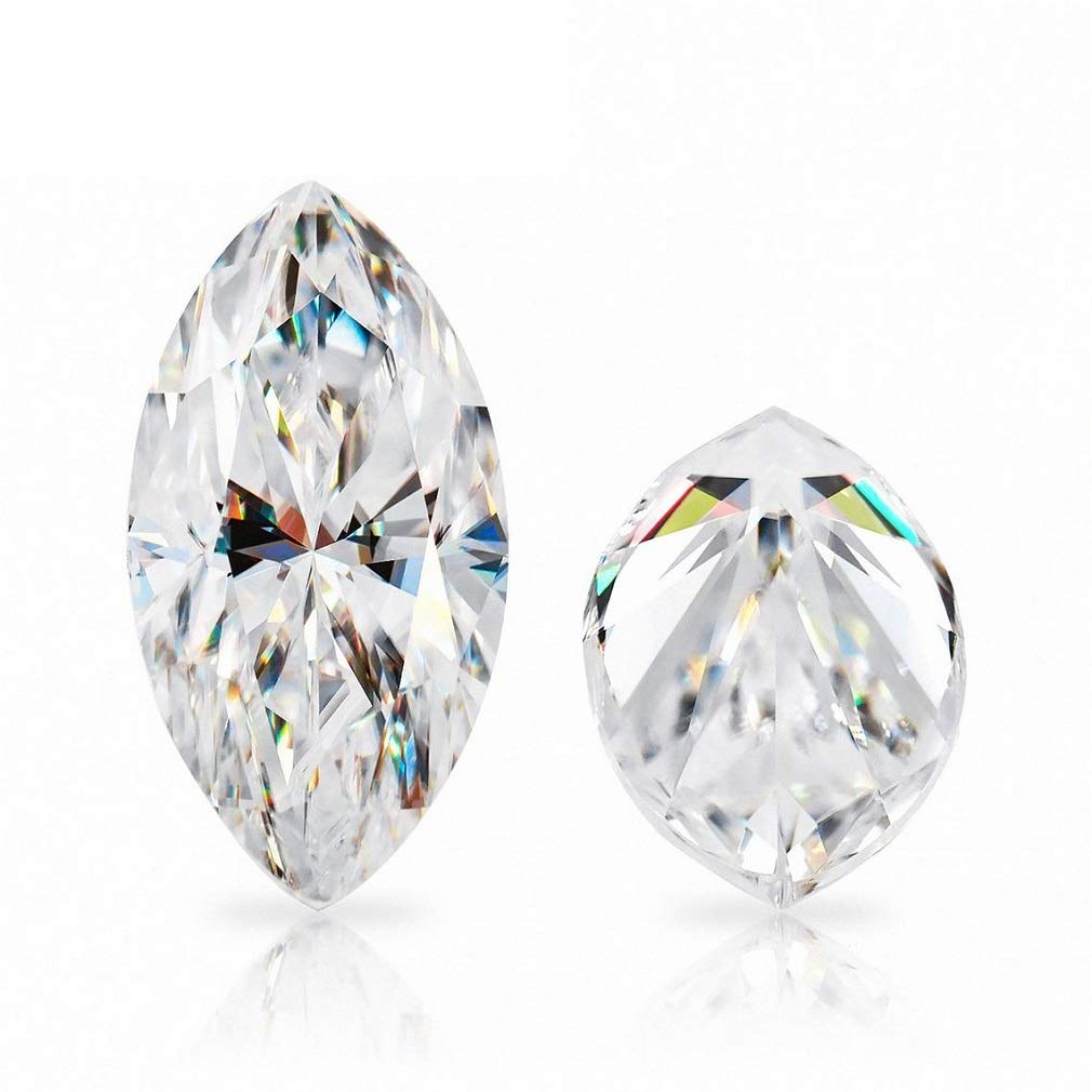 3.00CT Loose Moissanite Gemstone - VVS1 Clarity, Colorless Marquise Cut Diamond Alternative for Jewelry Making | Perfect for Engagement Rings, Wedding Bands, Pendants, Earrings & Luxury Watches | Elegant Gift for Anniversaries & Special Occasions