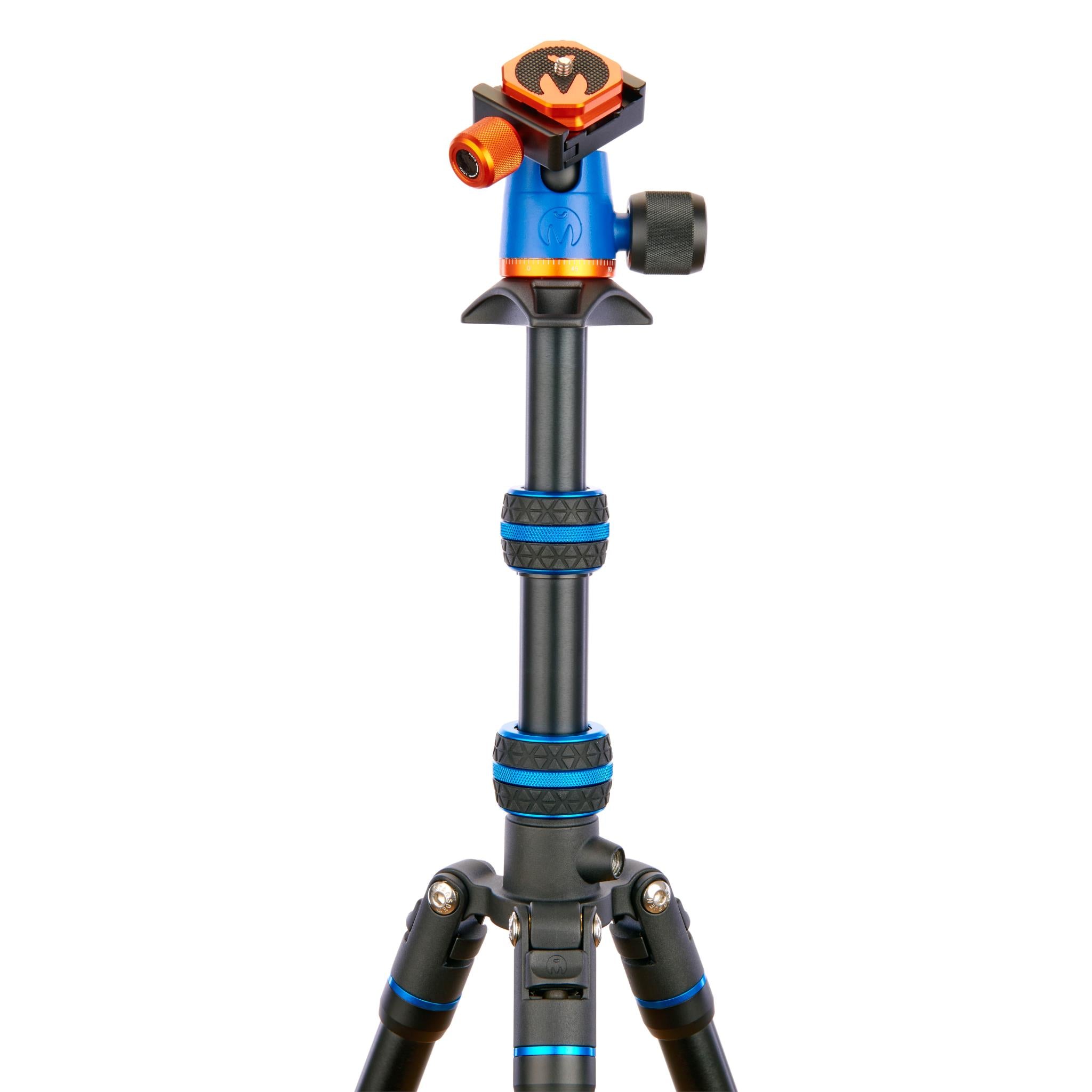 3 Legged Things Punks Corey 2.0 & Airhed Neo 2.0 Tripod System (Blue) - Professional Camera Tripod for Photography, Videography, Travel & Outdoor Shooting