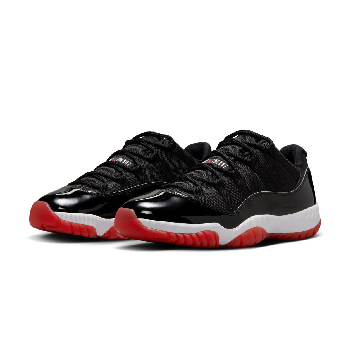 Air Jordan 11 Retro Low 'Bred' Men's Basketball Shoes - Iconic Black & Red Colorway - Perfect for Casual Wear & Sneaker Collectors