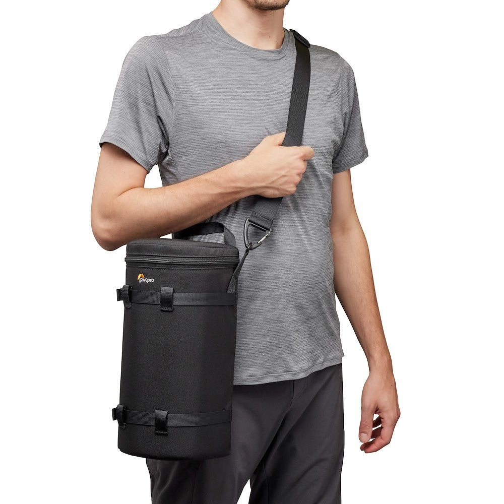 Lowepro ProTactic LCS III Lens Case (Black, 5L) - Waterproof DSLR Camera Lens Pouch for Canon Nikon Sony - Perfect for Outdoor Photography & Travel Accessories
