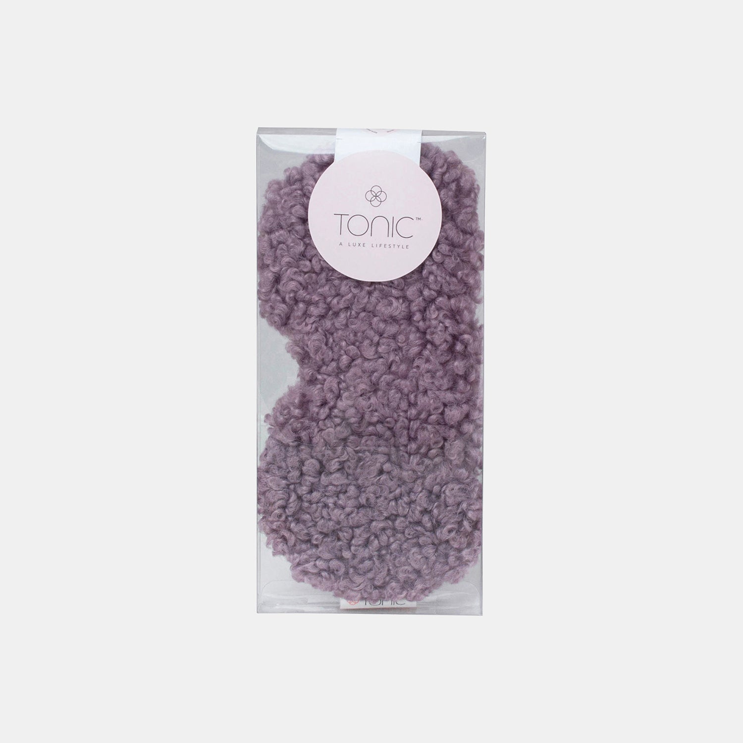 Bouclé Wisteria Sleep Eye Mask for Women & Men - Soft Comfortable Blindfold for Travel, Meditation & Relaxation - Perfect for Nighttime, Napping & Stress Relief