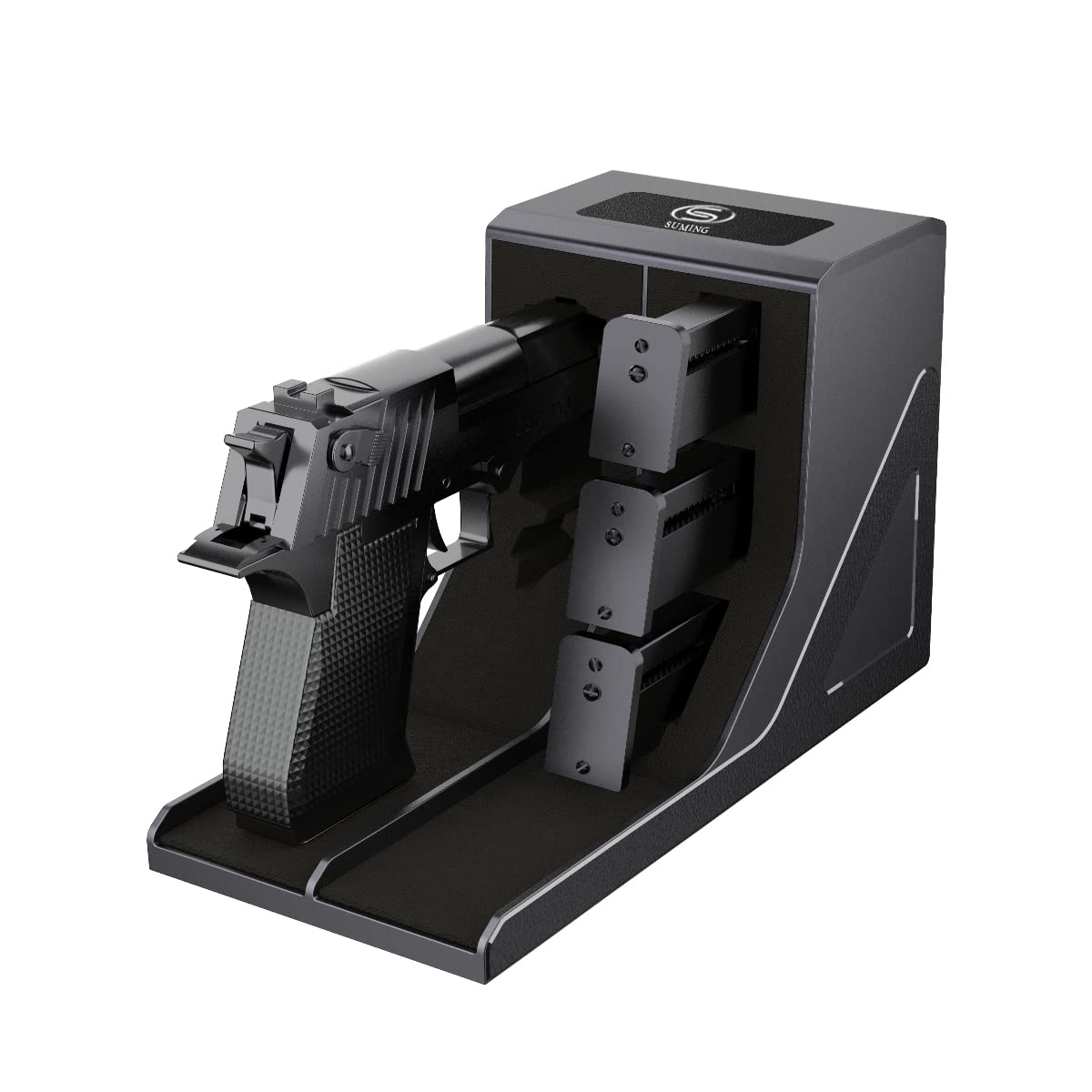 Universal Pistol Rack for Gun Safe - Heavy Duty Handgun Holder & Protective Stand - Fits Most Pistols & Firearms - Perfect for Home, Office & Range Storage Organization