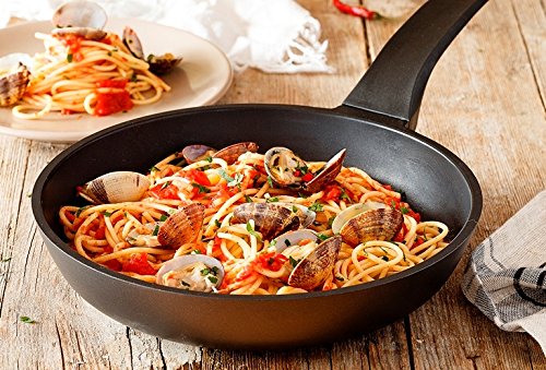 Premium Braisogona 24cm Aluminum Frying Pan - Heavy Duty Cast Black Nonstick Skillet - Induction Compatible Cookware for Gas, Electric & Ceramic Stoves - Perfect for Searing, Frying & Sauteing