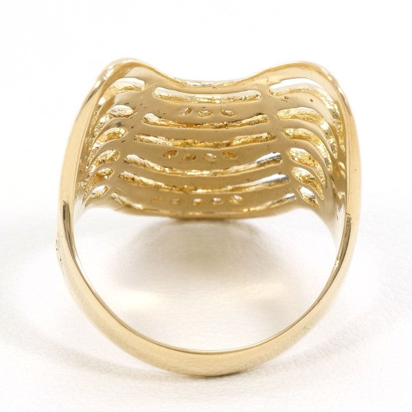 18K Yellow Gold Cubic Zirconia Ring for Women - Elegant Solitaire Engagement & Wedding Band - Perfect for Anniversaries, Proposals and Special Occasions